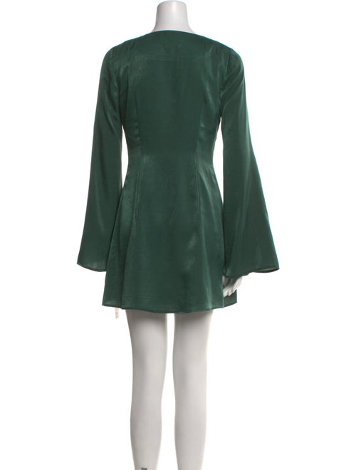 L'Academie V-Neck Mini Dress