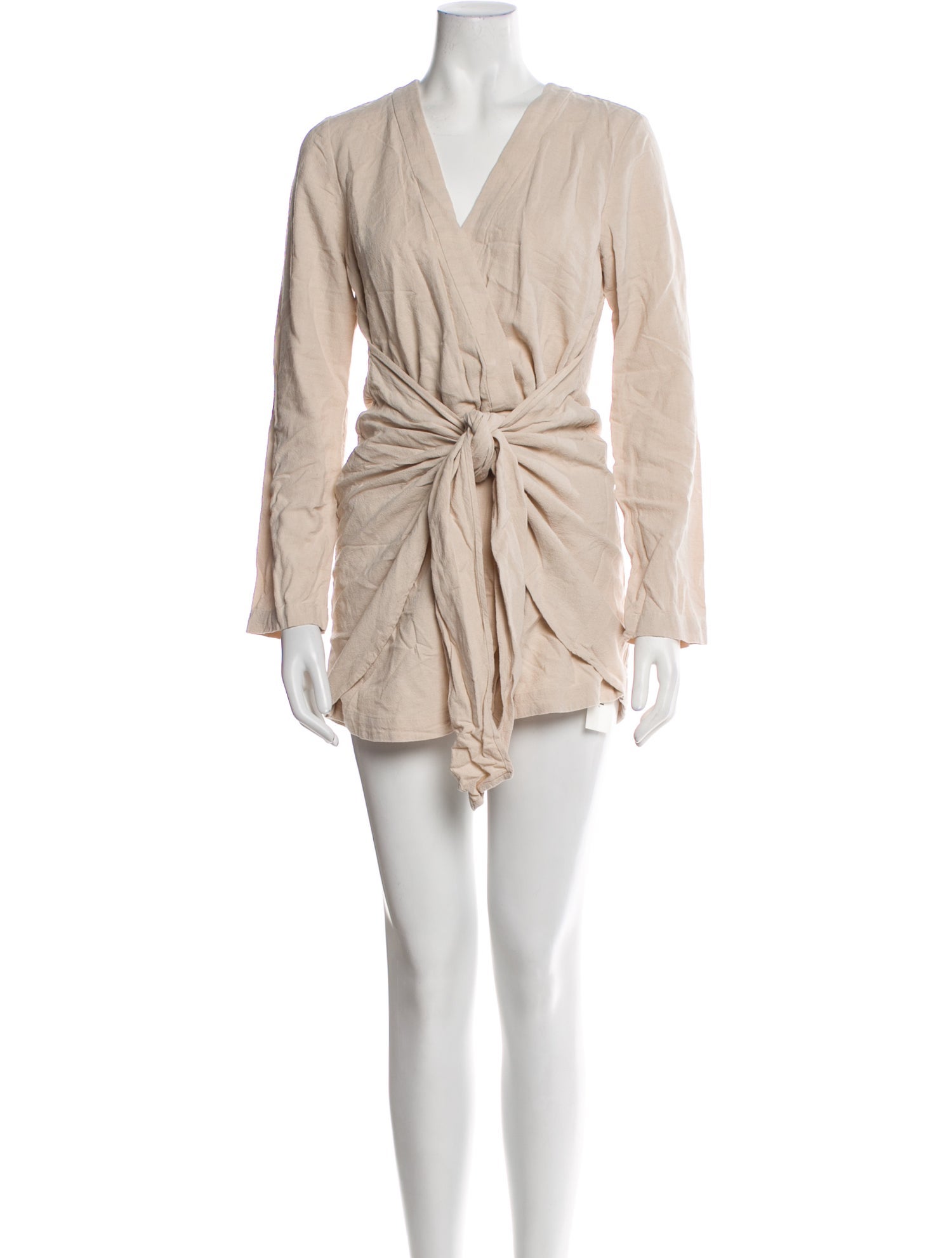 L'Academie Linen Mini Dress