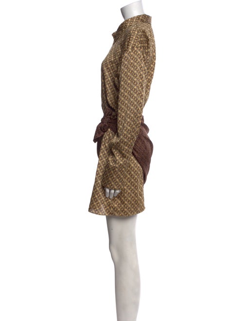 L'Academie Printed Mini Dress