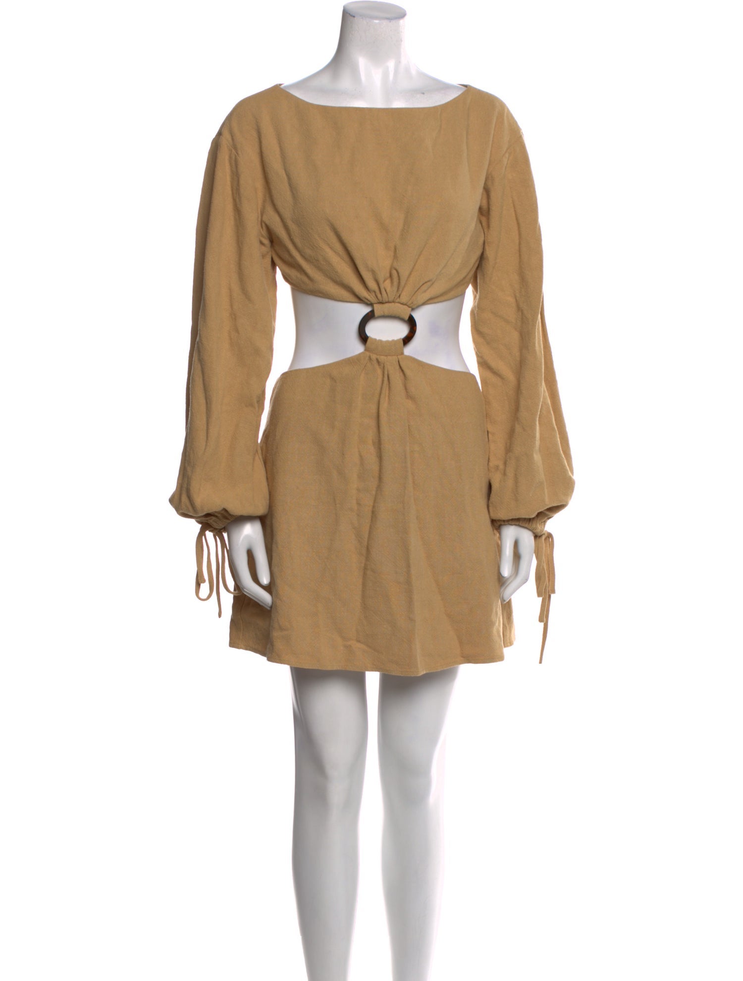 L'Academie Bateau Neckline Mini Dress