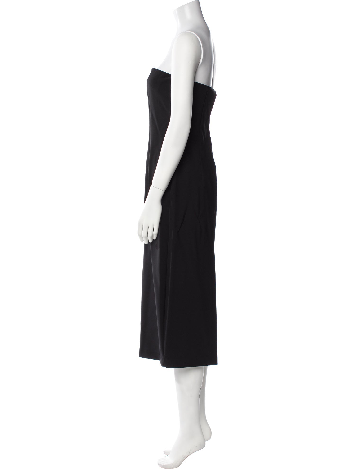 L'Academie Strapless Knee-Length Dress