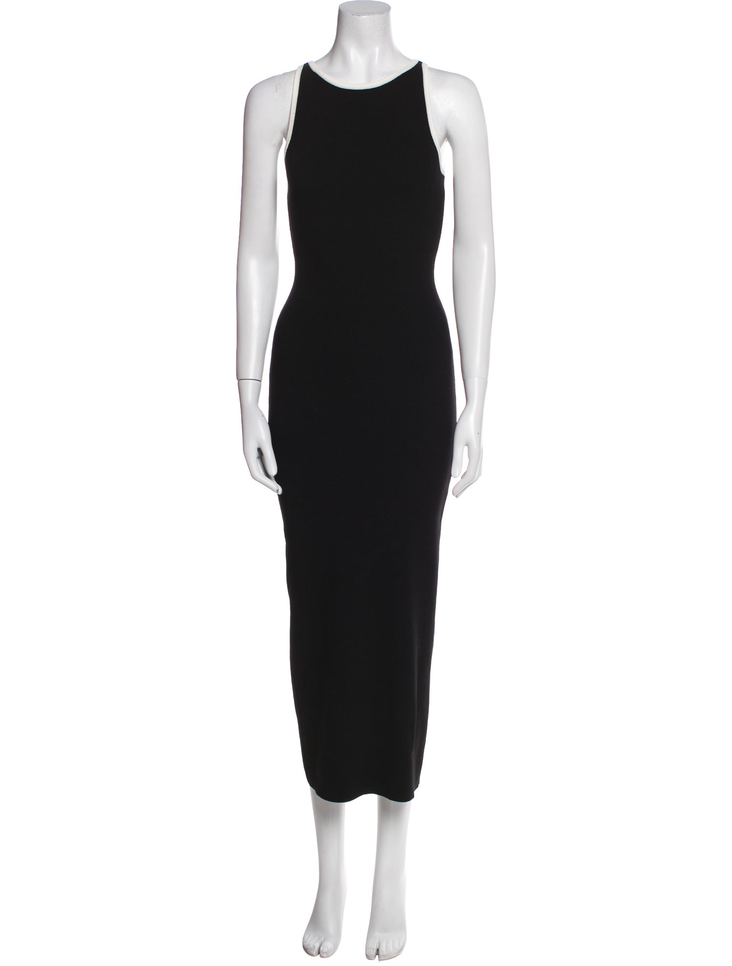 L'Academie Scoop Neck Long Dress