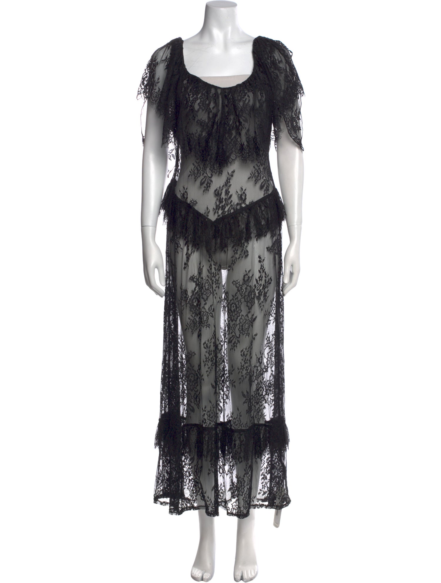 L'Academie Printed Long Dress w/ Tags