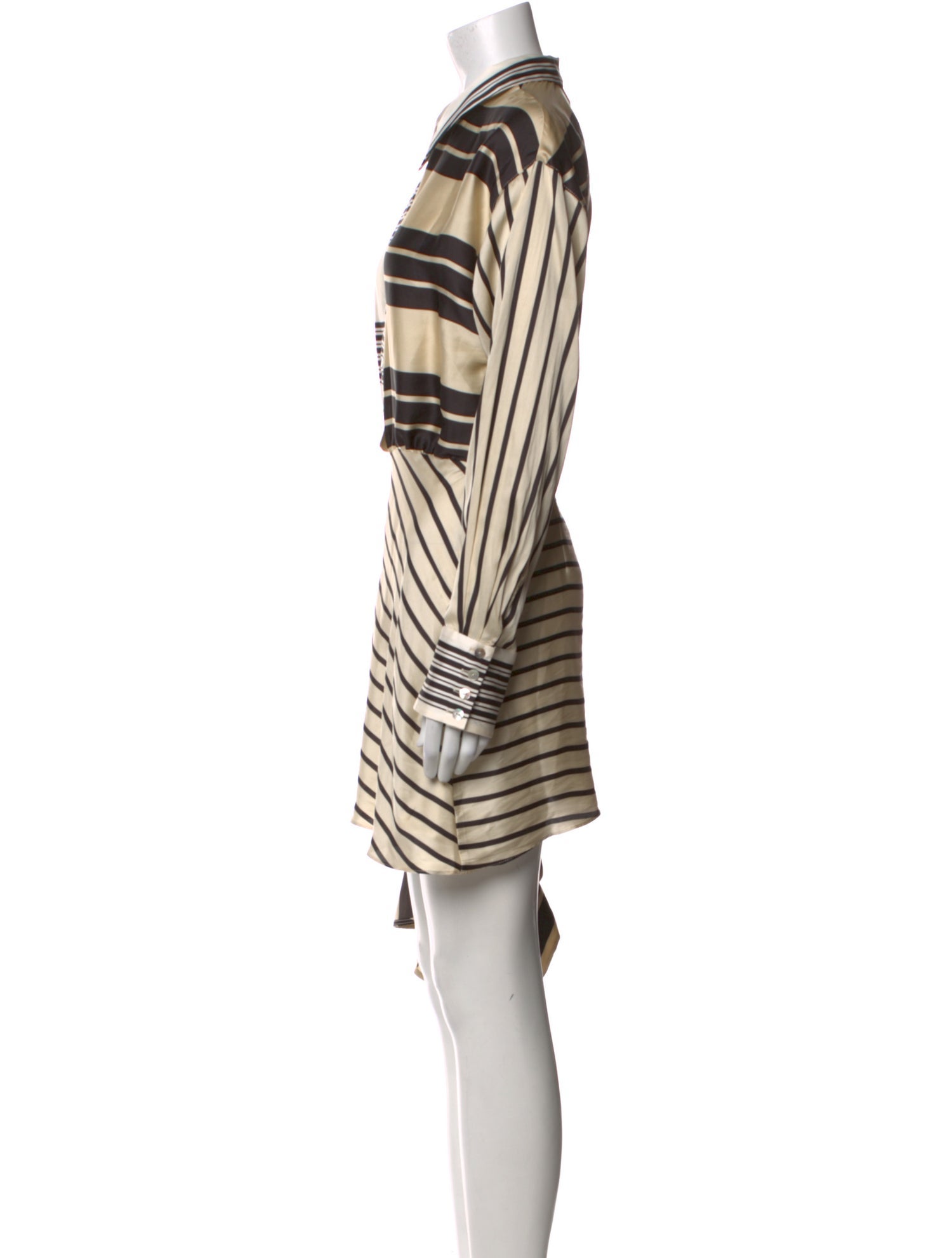 L'Academie Striped Midi Length Dress w/ Tags