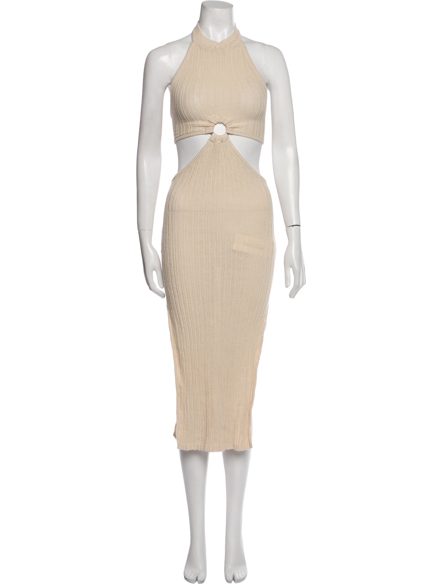 L'Academie Halterneck Long Dress