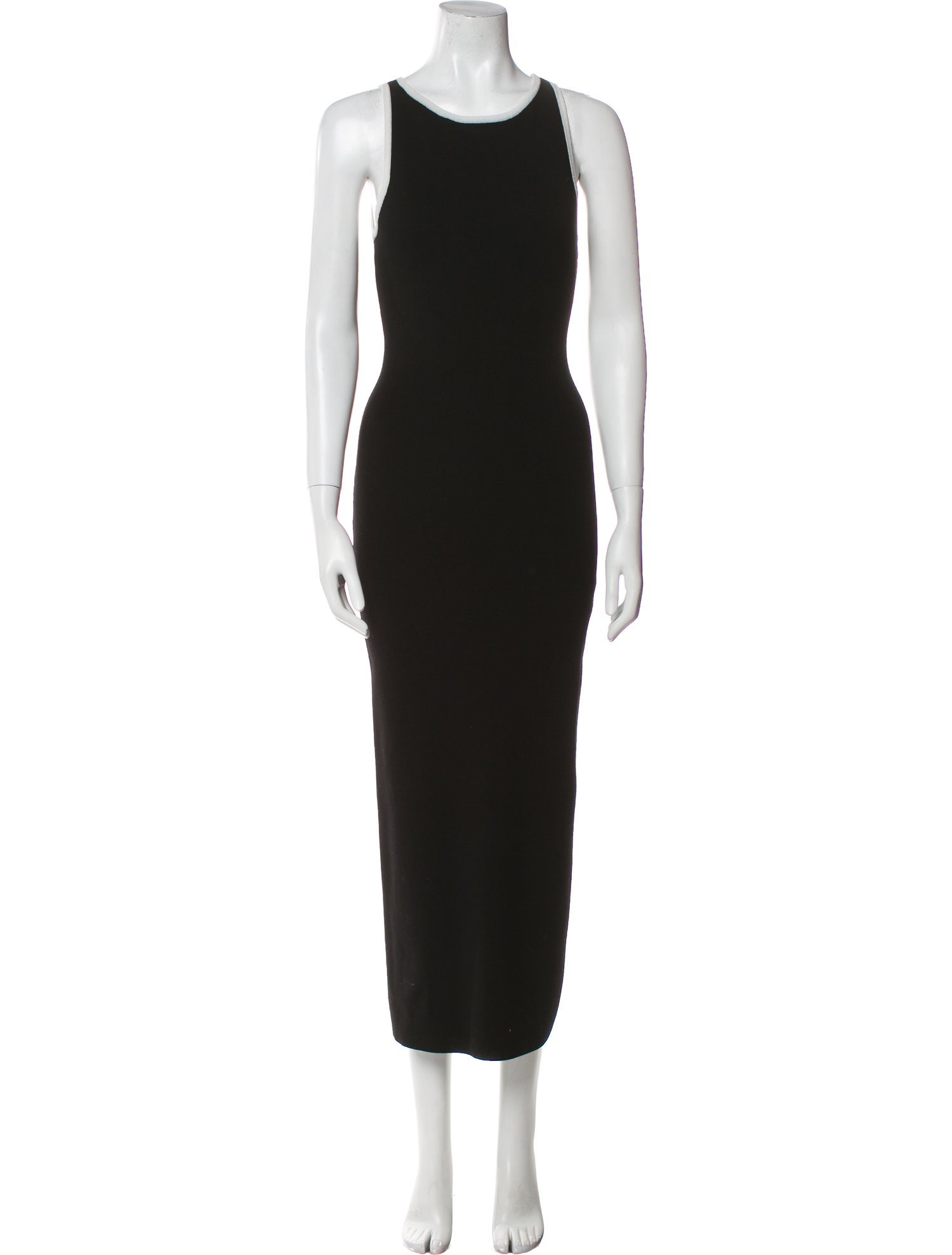 L'Academie Scoop Neck Long Dress