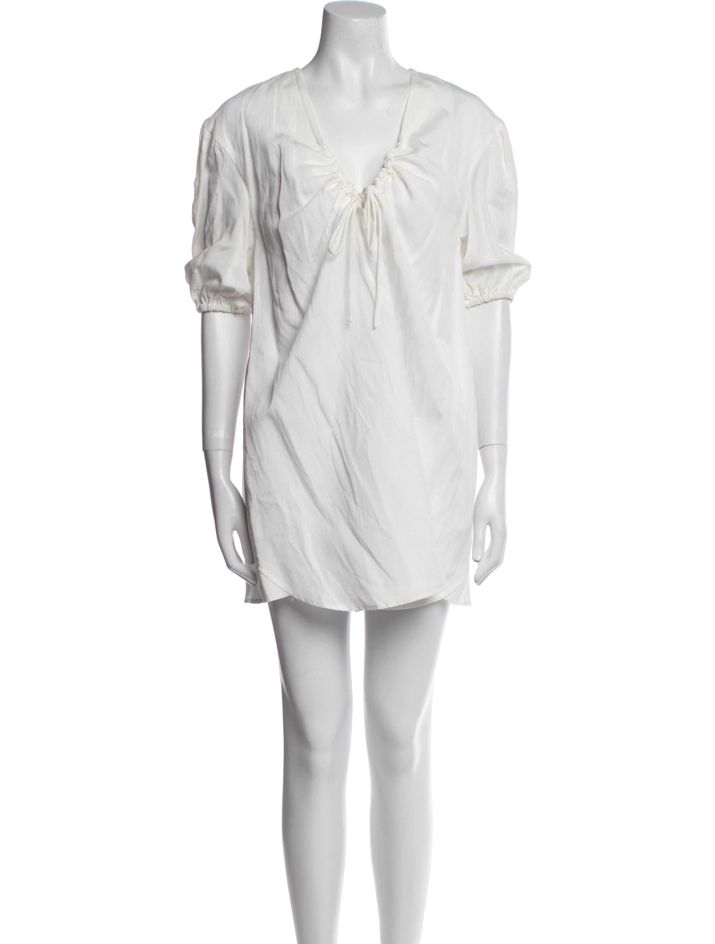 L'Academie V-Neck Mini Dress