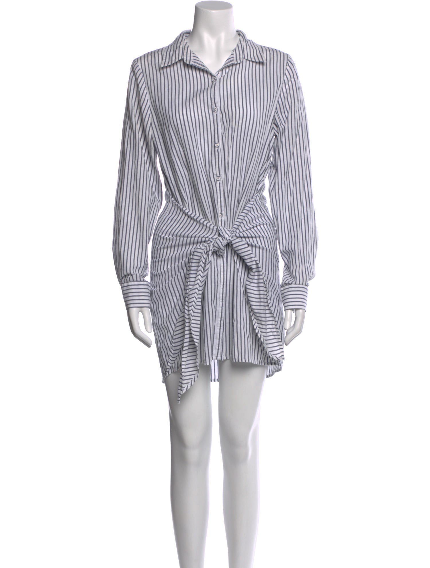 L'Academie Striped Mini Dress