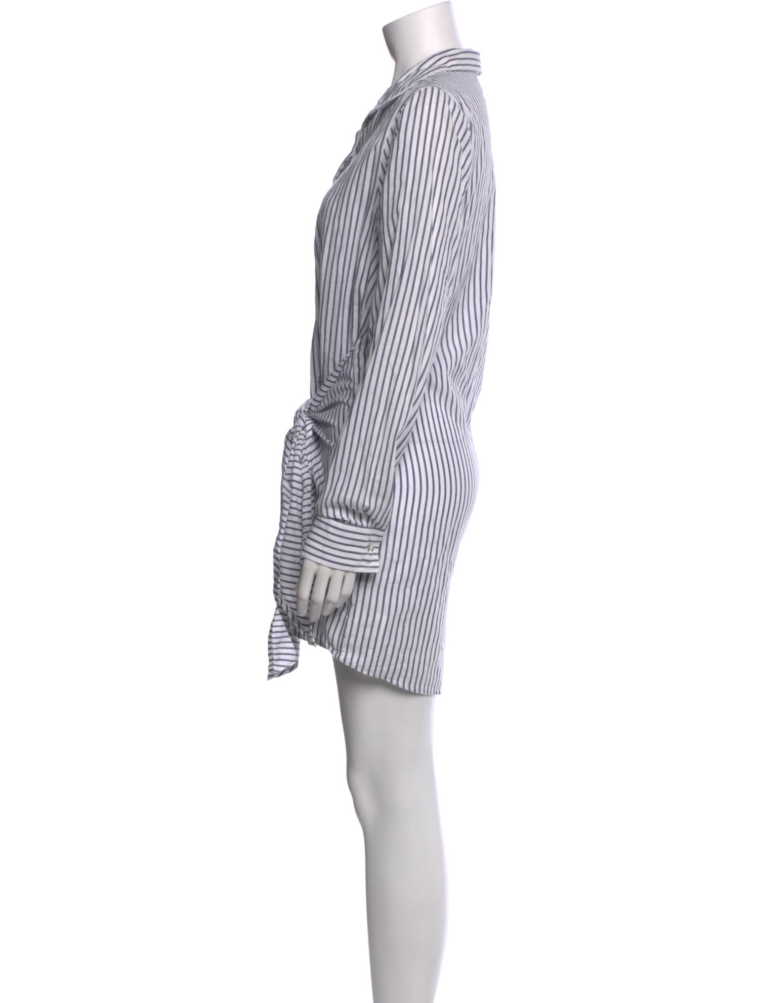 L'Academie Striped Mini Dress