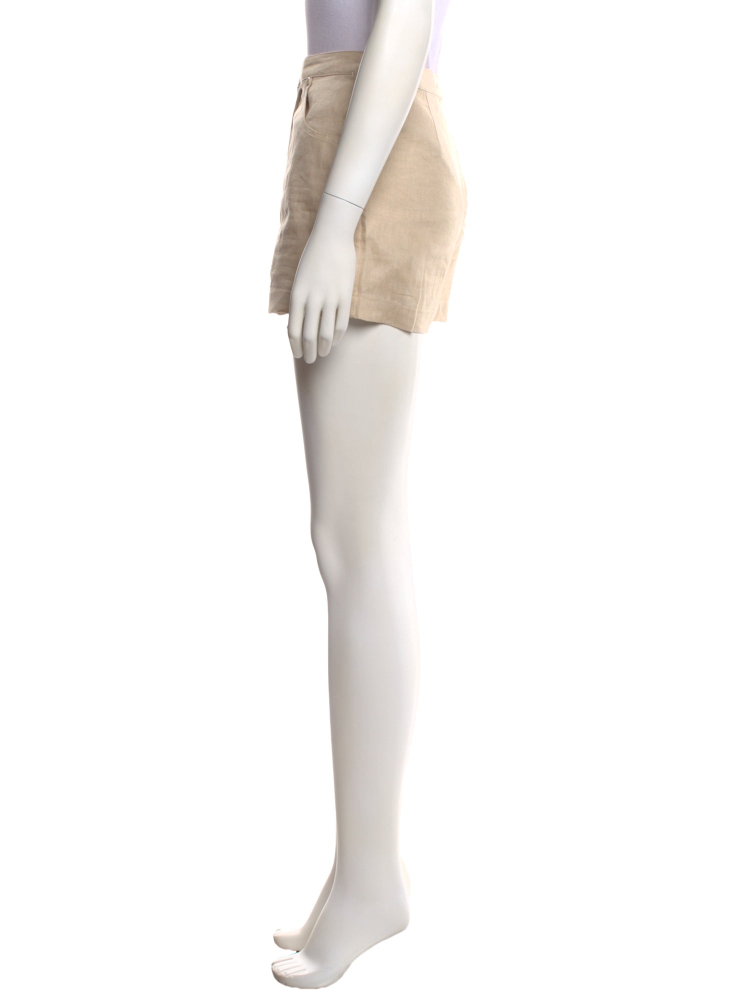 L'Academie Linen Mini Shorts