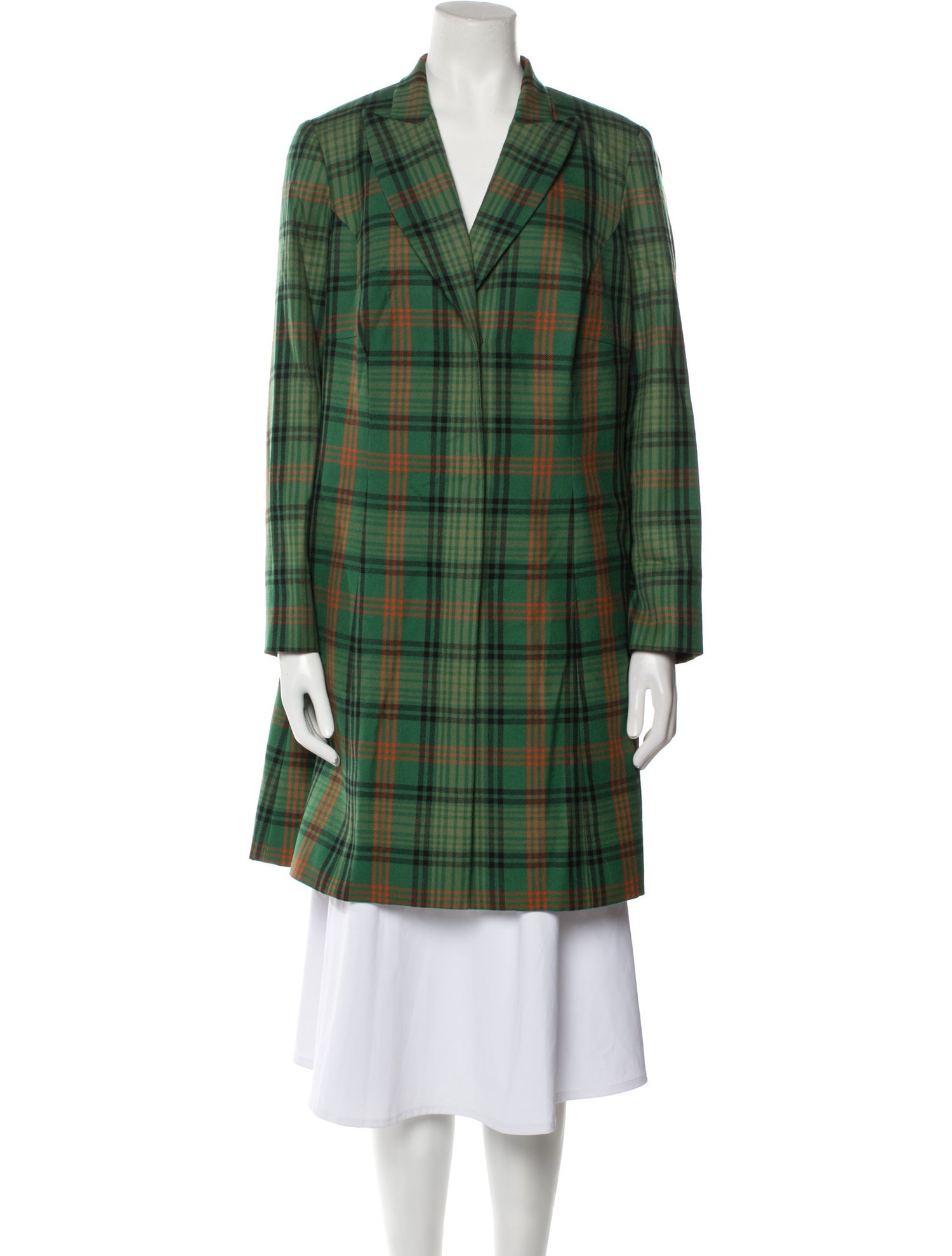 lee anderson couture Plaid Print Blazer