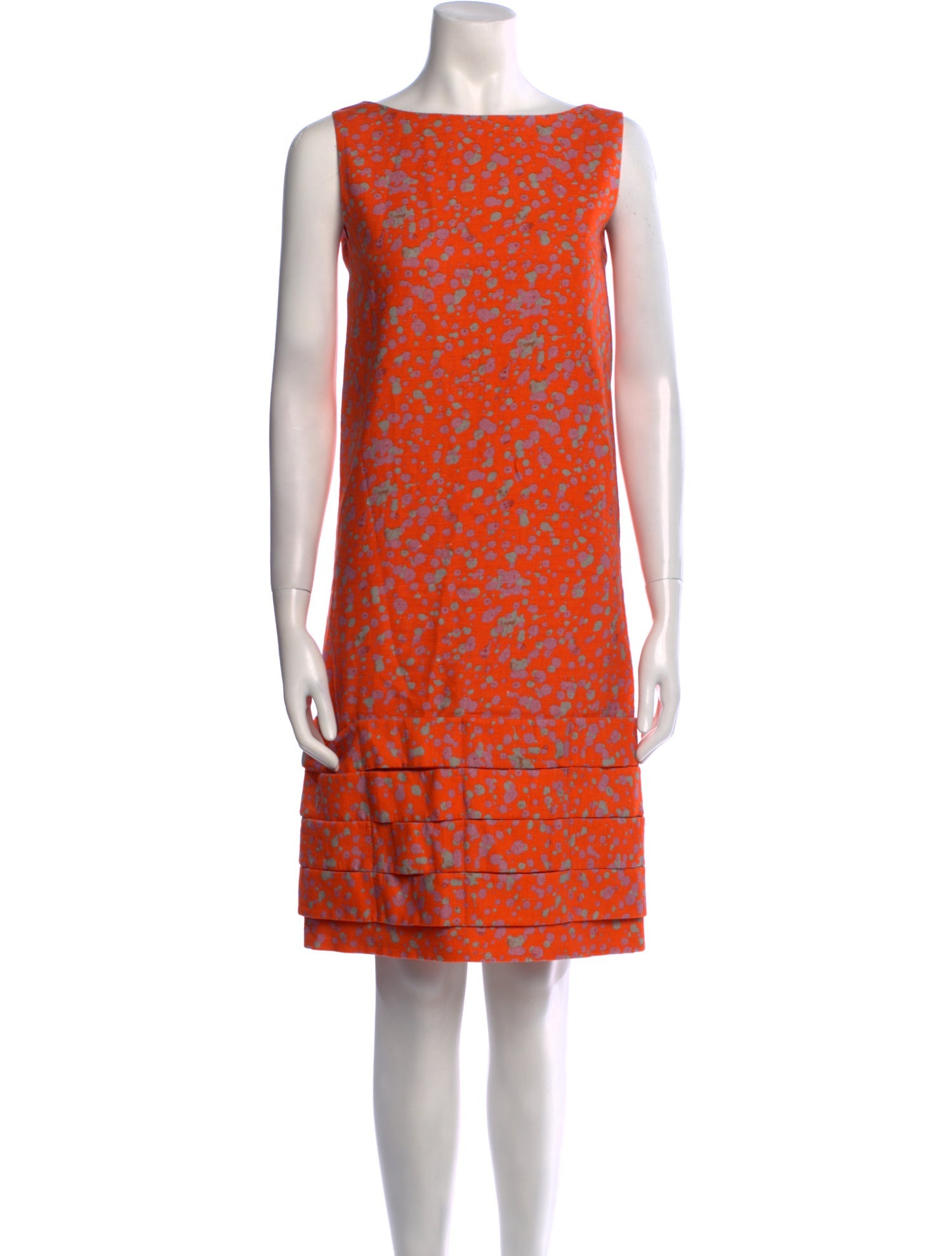 lee anderson couture Printed Knee-Length Dress