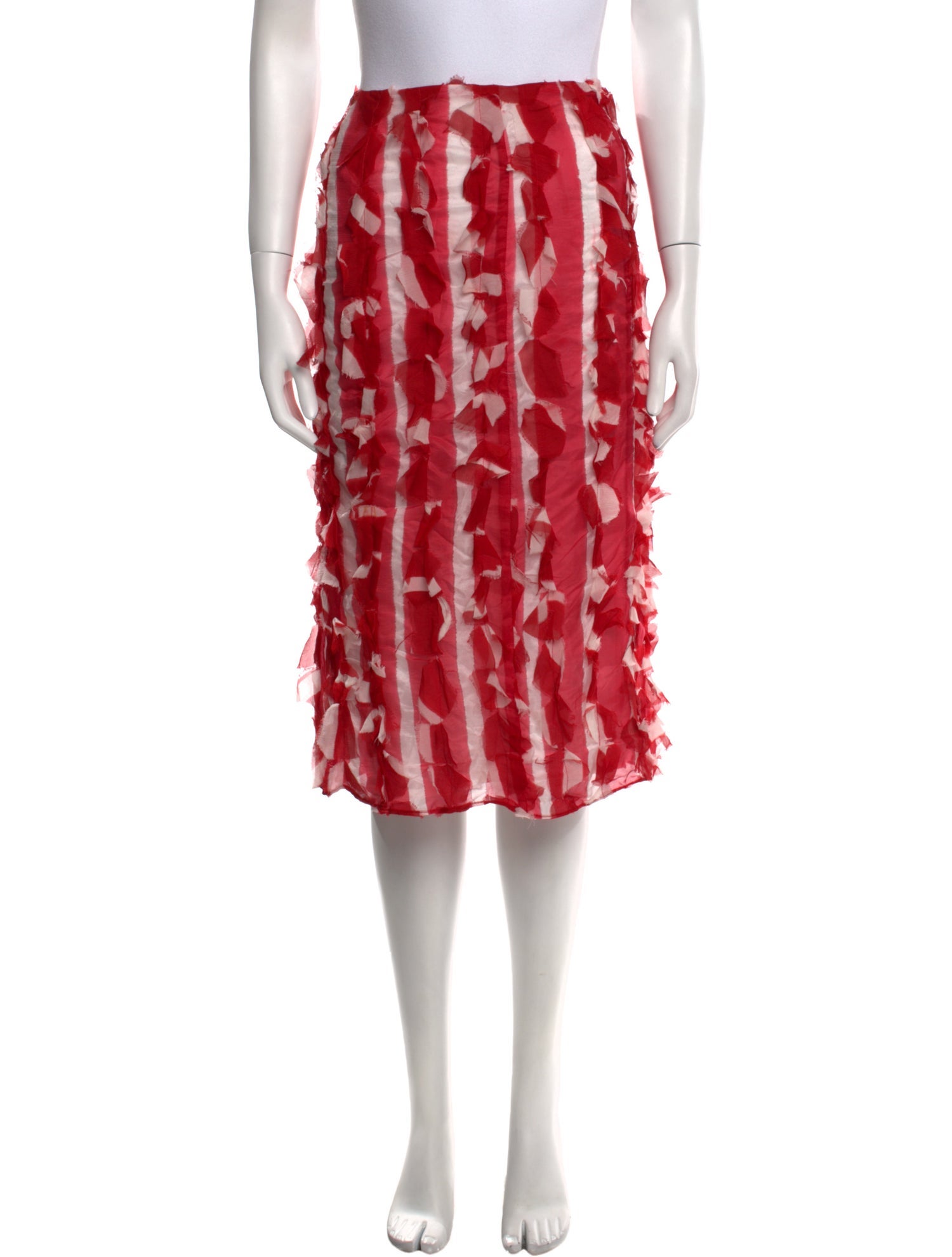 lee anderson couture Printed Knee-Length Skirt