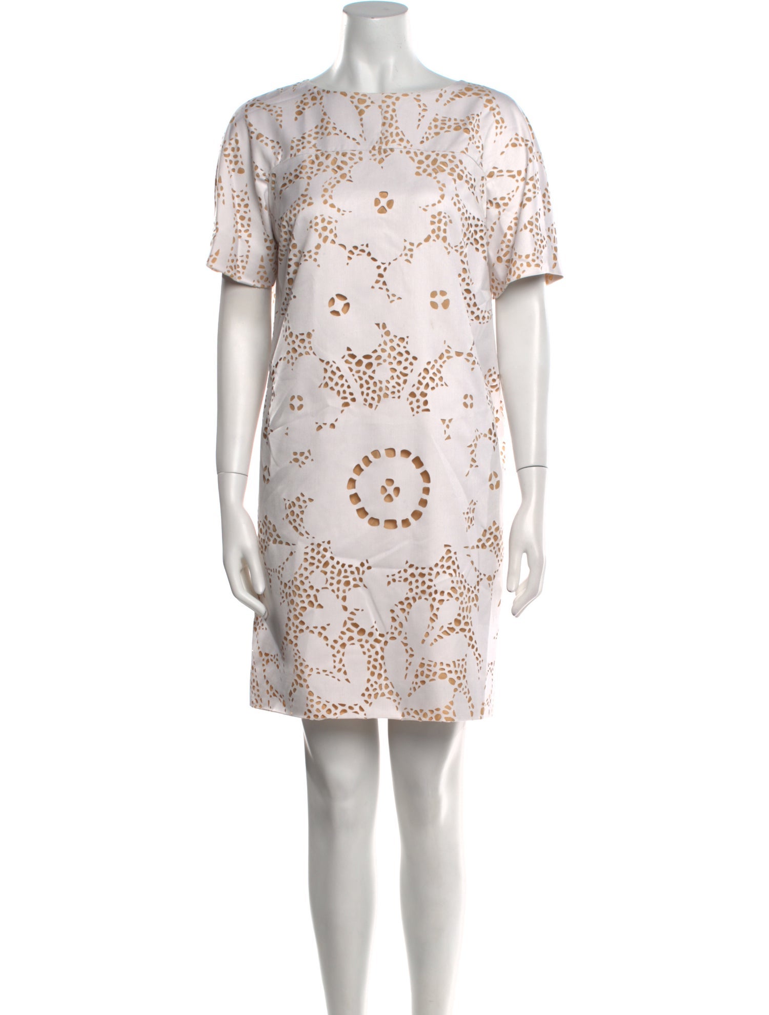 lee anderson couture Bateau Neckline Mini Dress