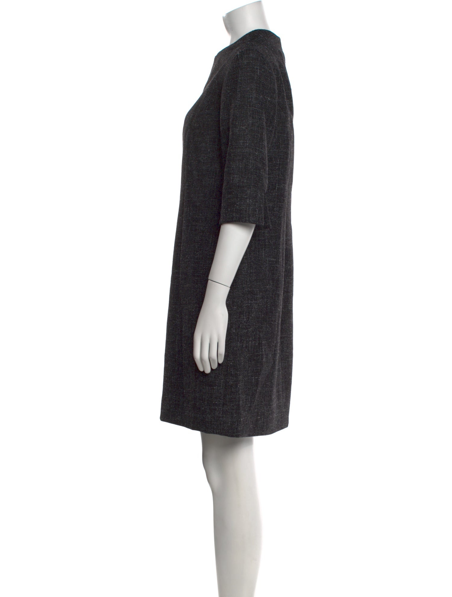 lee anderson couture Crew Neck Mini Dress