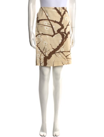 lee anderson couture Printed Knee-Length Skirt