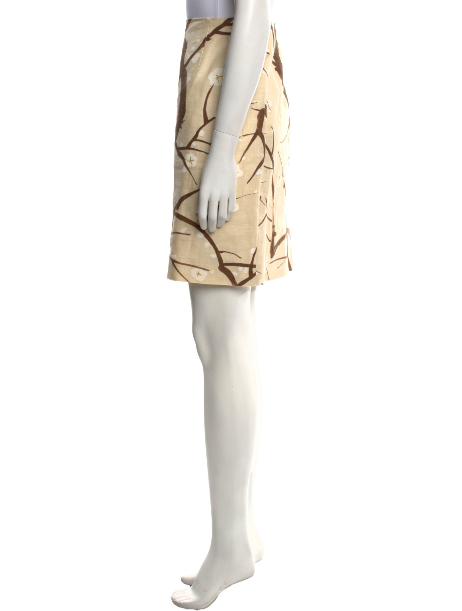 lee anderson couture Printed Knee-Length Skirt