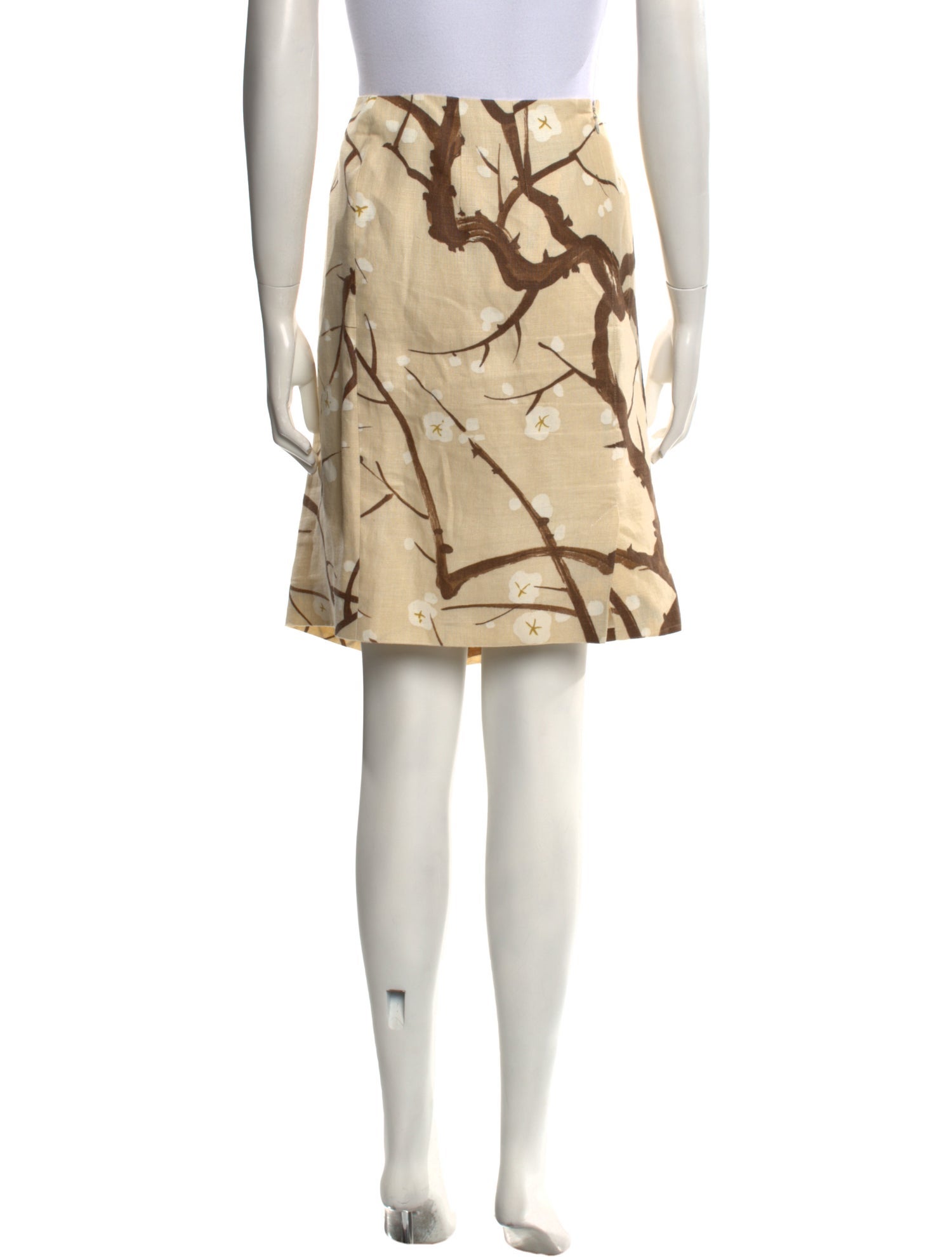 lee anderson couture Printed Knee-Length Skirt