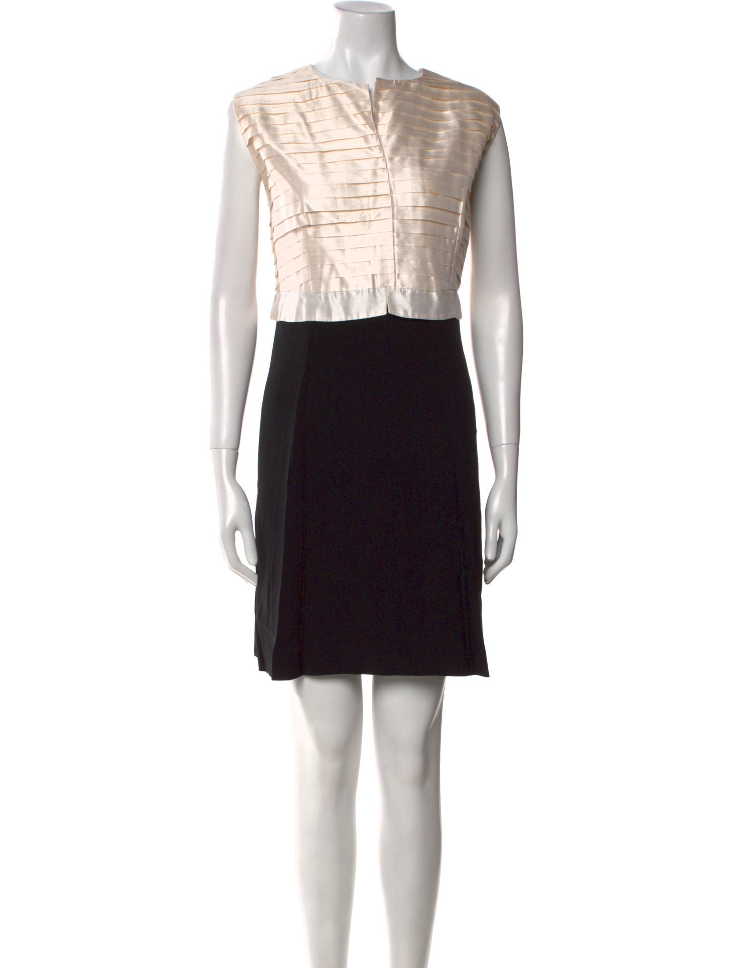 lee anderson couture Colorblock Pattern Knee-Length Dress