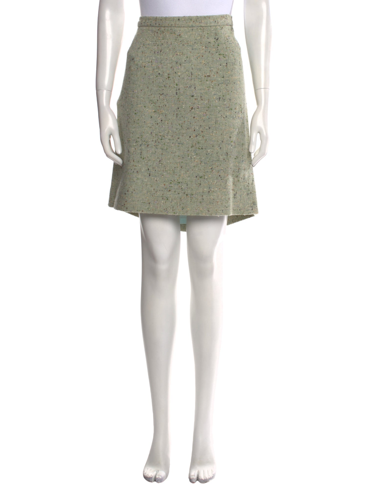 lee anderson couture Tweed Pattern Knee-Length Skirt