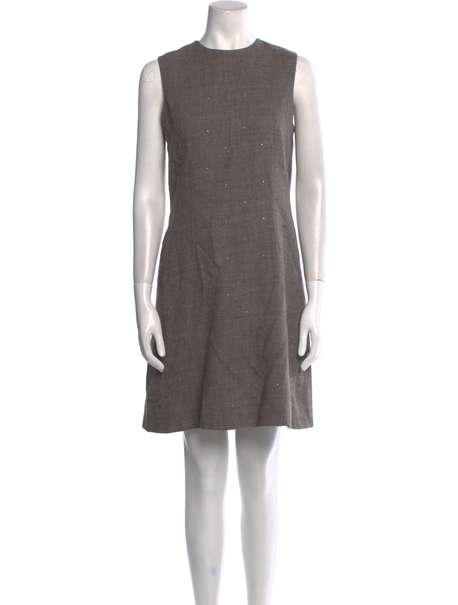 lee anderson couture Crew Neck Mini Dress