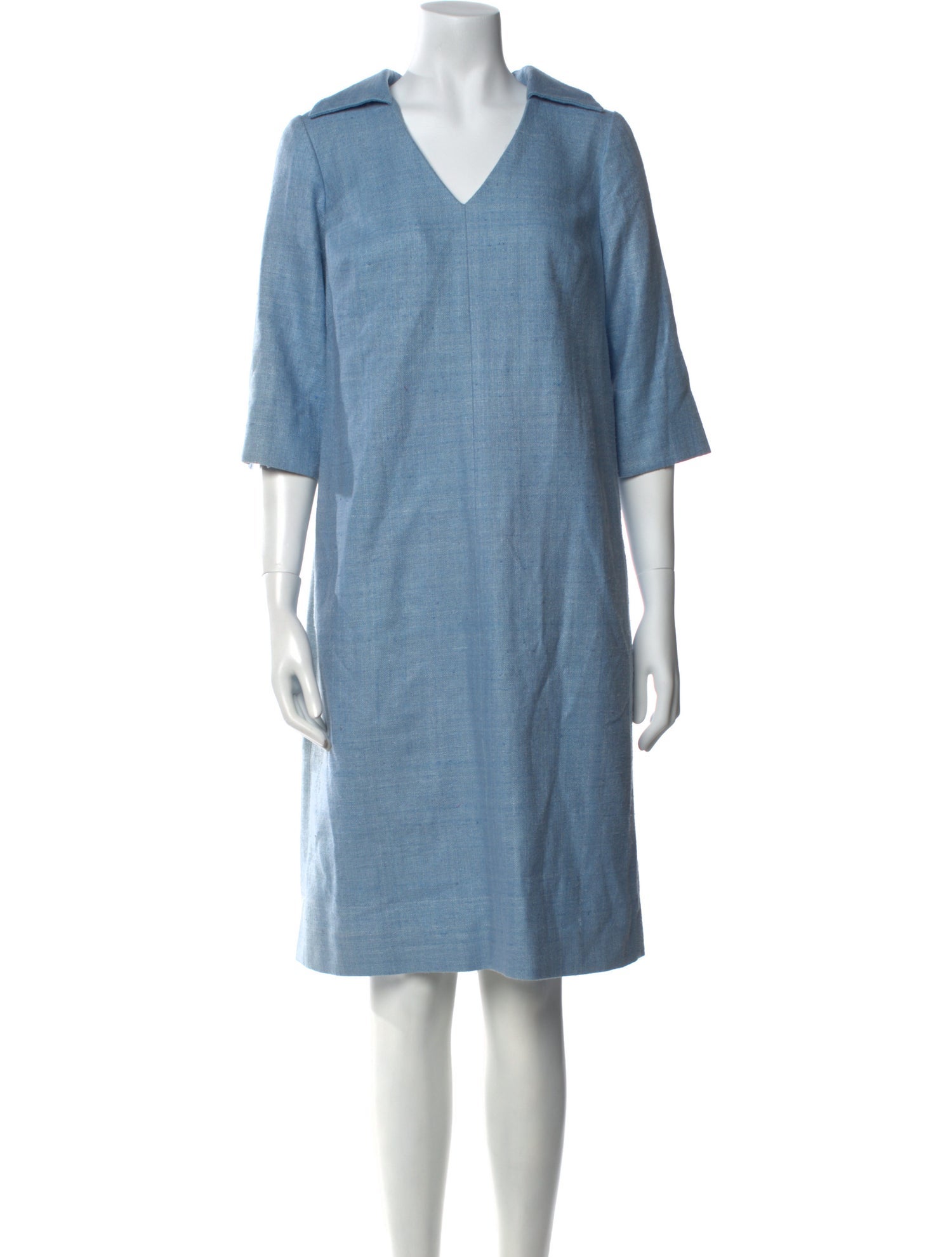 lee anderson couture V-Neck Knee-Length Dress