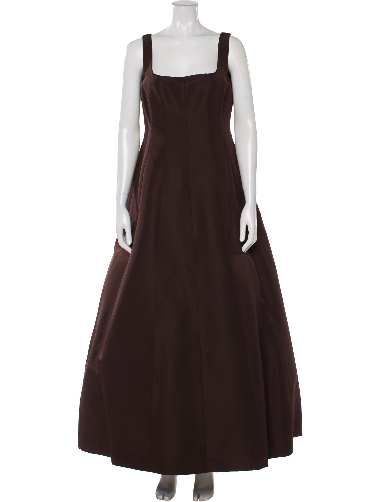 lee anderson couture Square Neckline Long Dress