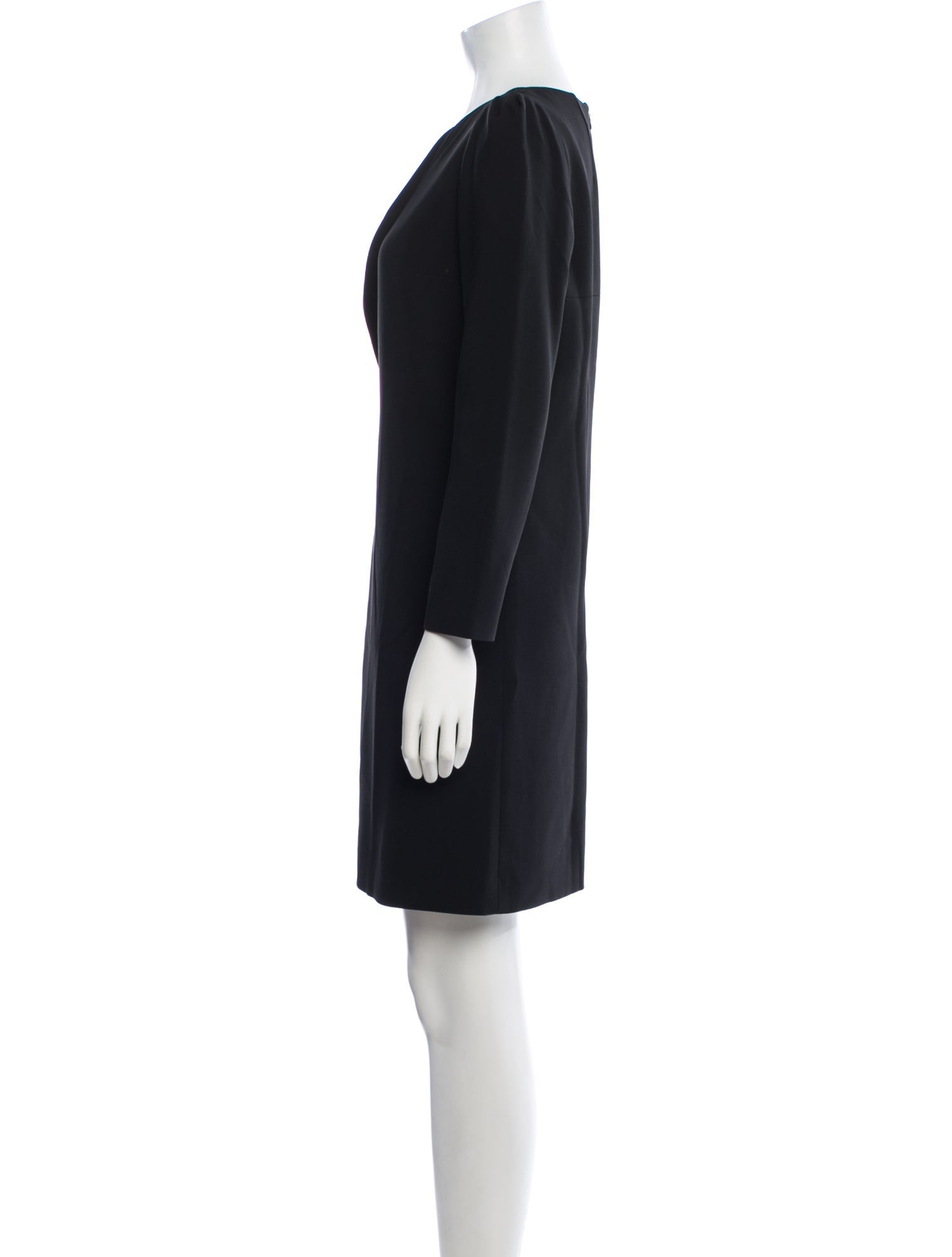 lee anderson couture Crew Neck Mini Dress