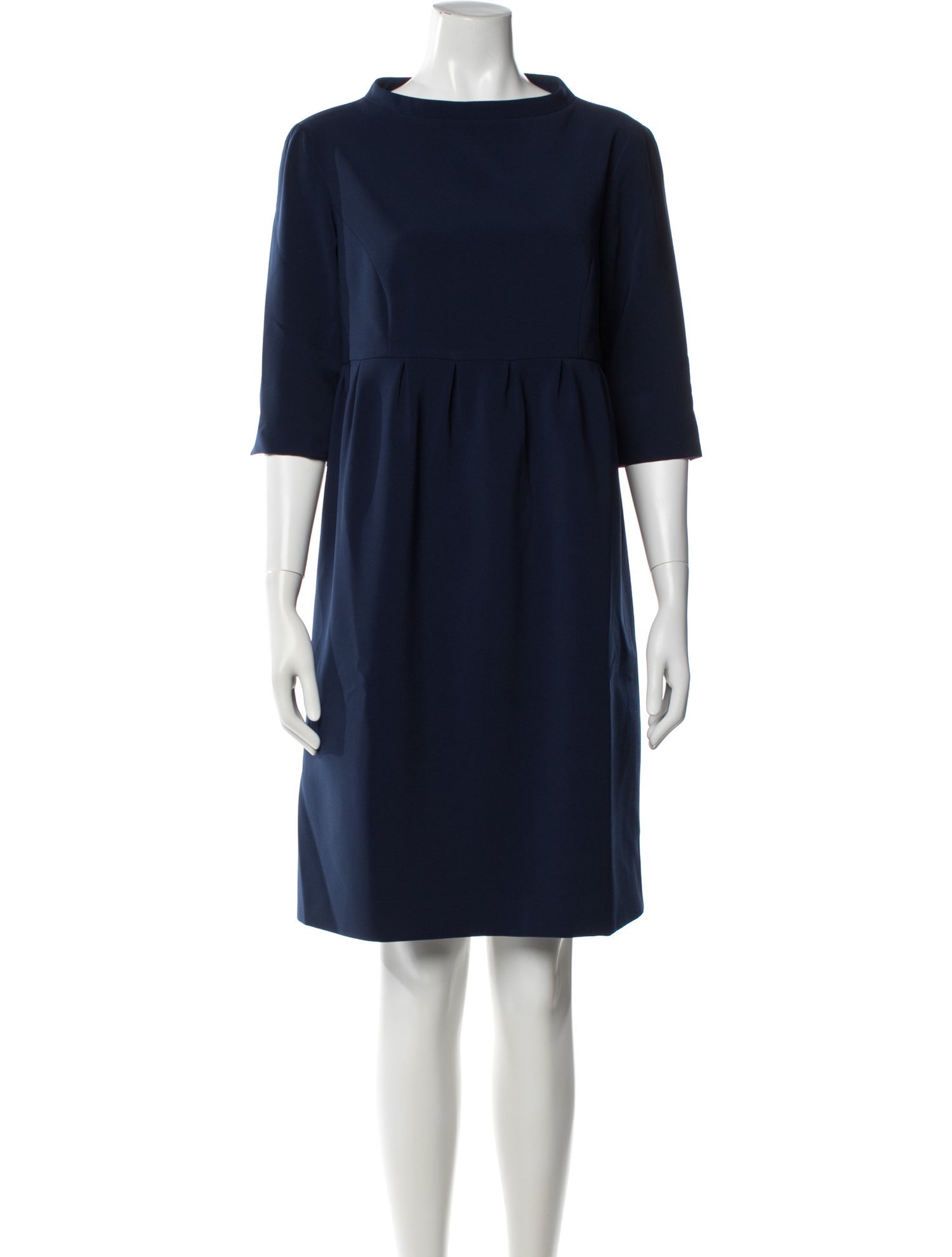 lee anderson couture Crew Neck Knee-Length Dress