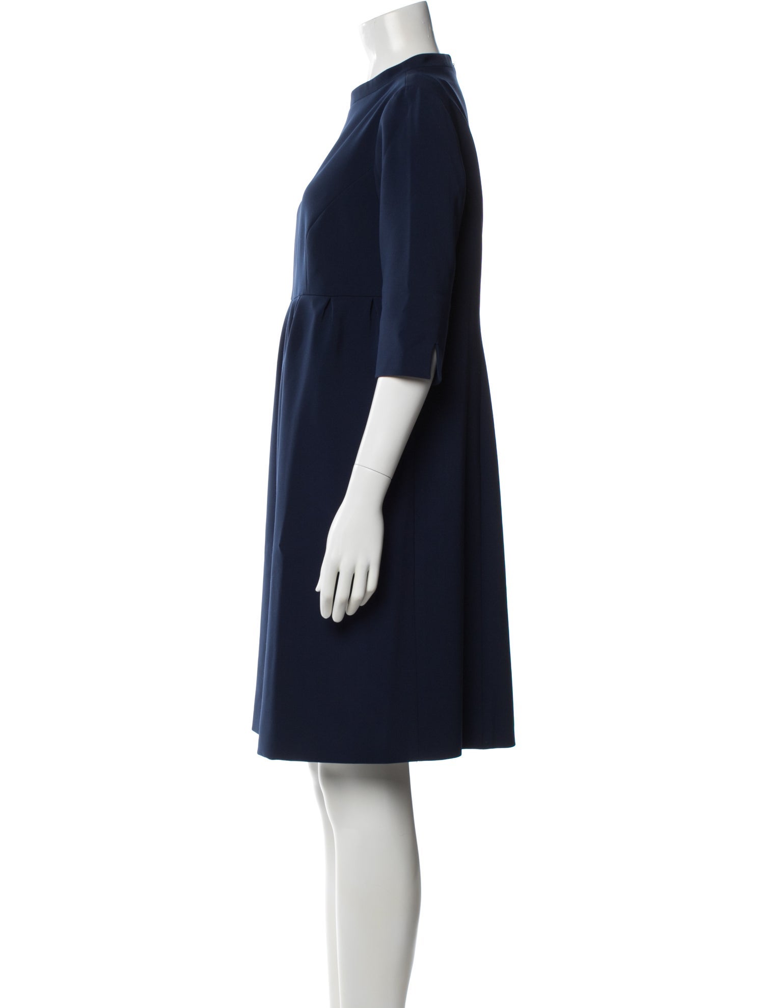 lee anderson couture Crew Neck Knee-Length Dress