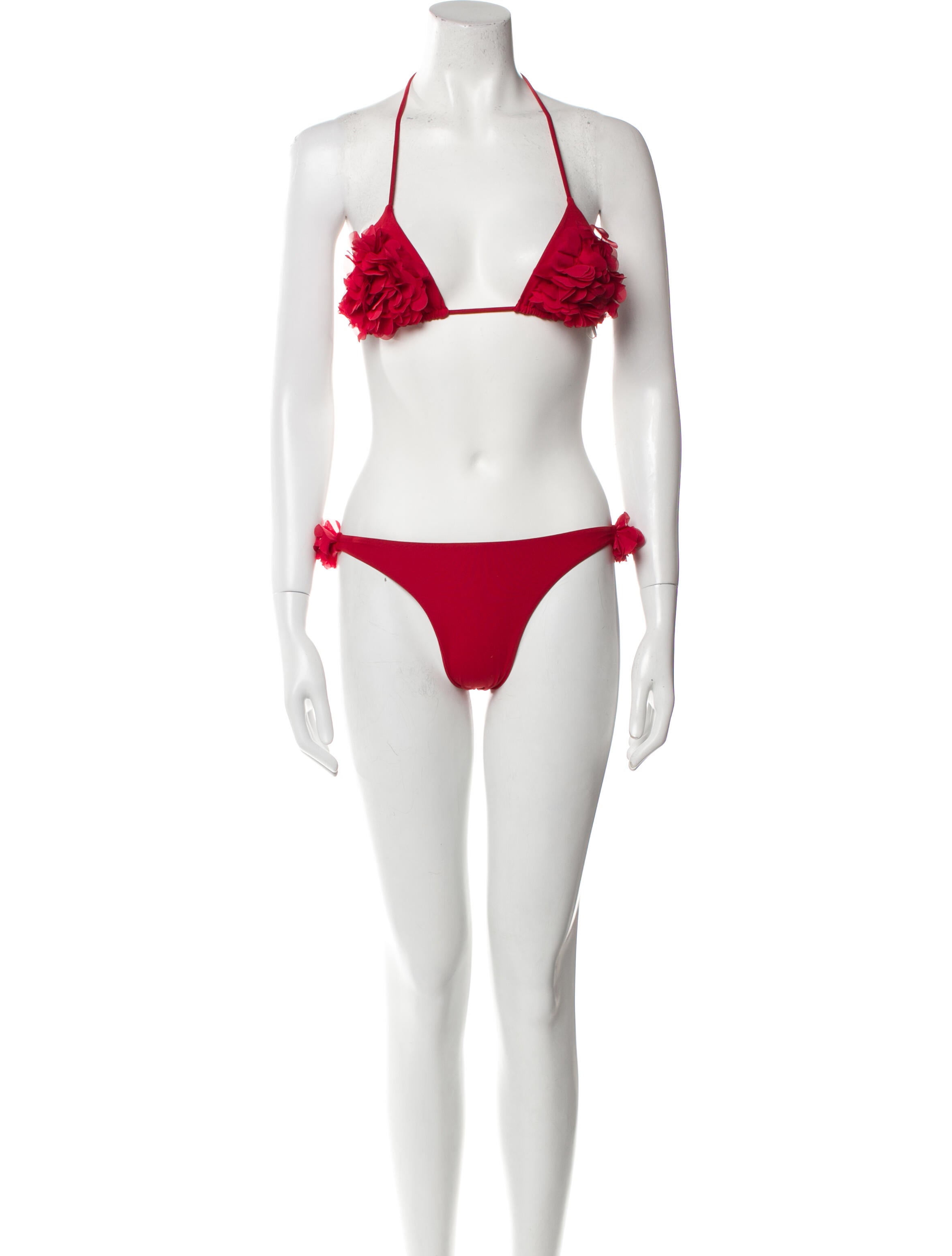 La Reveche Ruffle Embellishment Bikini w/ Tags