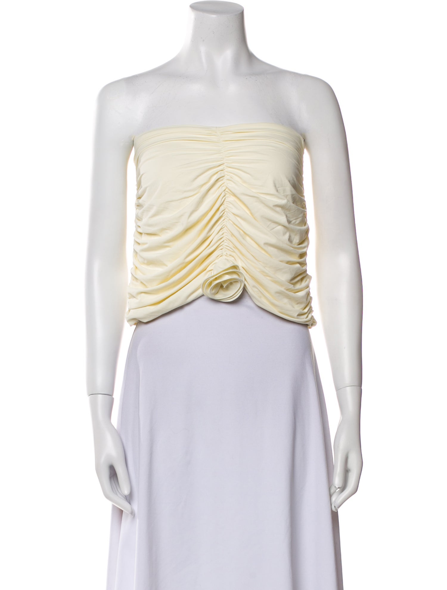 La Reveche Strapless Crop Top