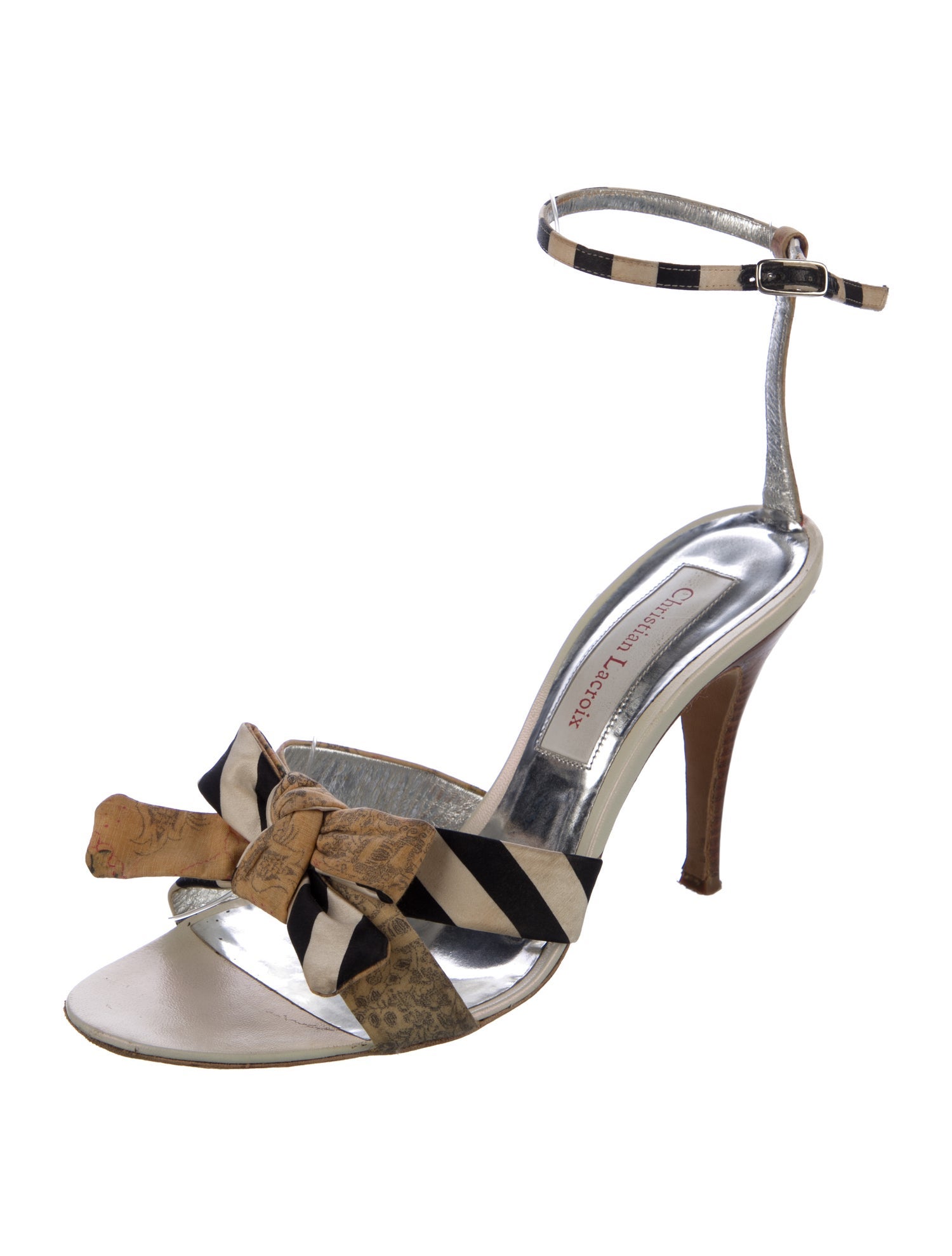 Christian Lacroix Floral Print Sandals