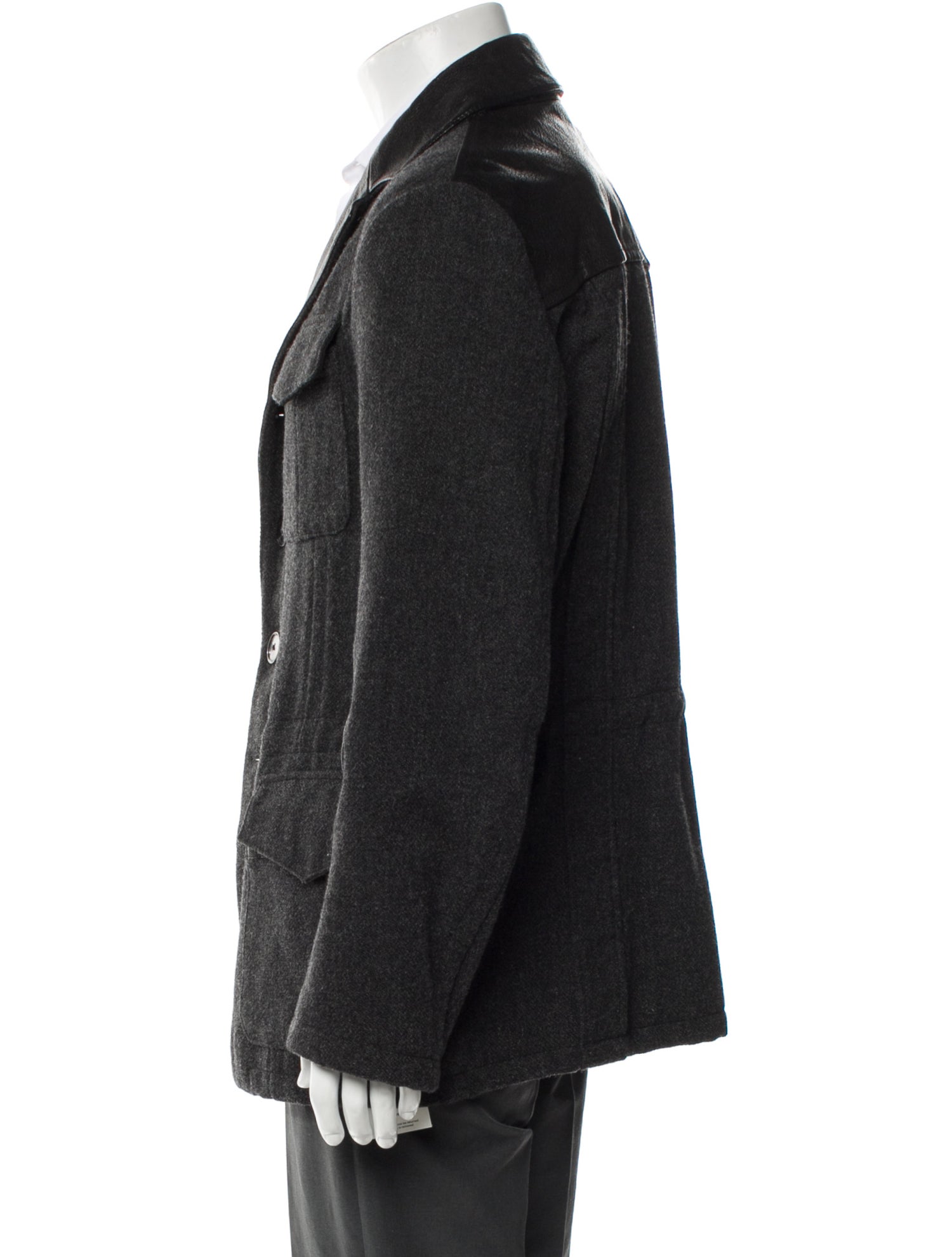 Lab. Pal Zileri Leather Utility Jacket