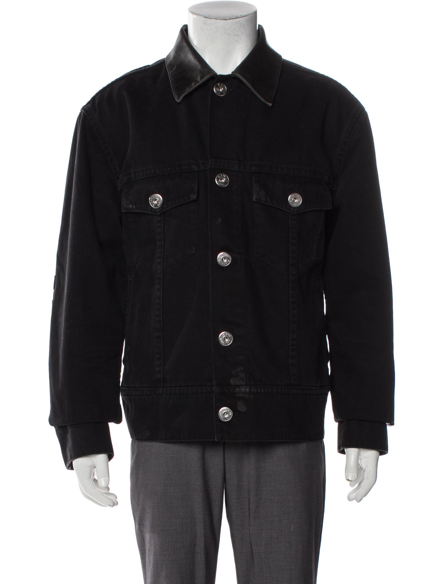 Lanvin x Gallery Dept. Denim Logo Denim Jacket