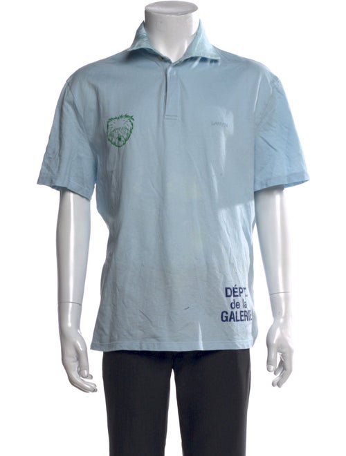 Lanvin x Gallery Dept. Graphic Print Collar Polo Shirt