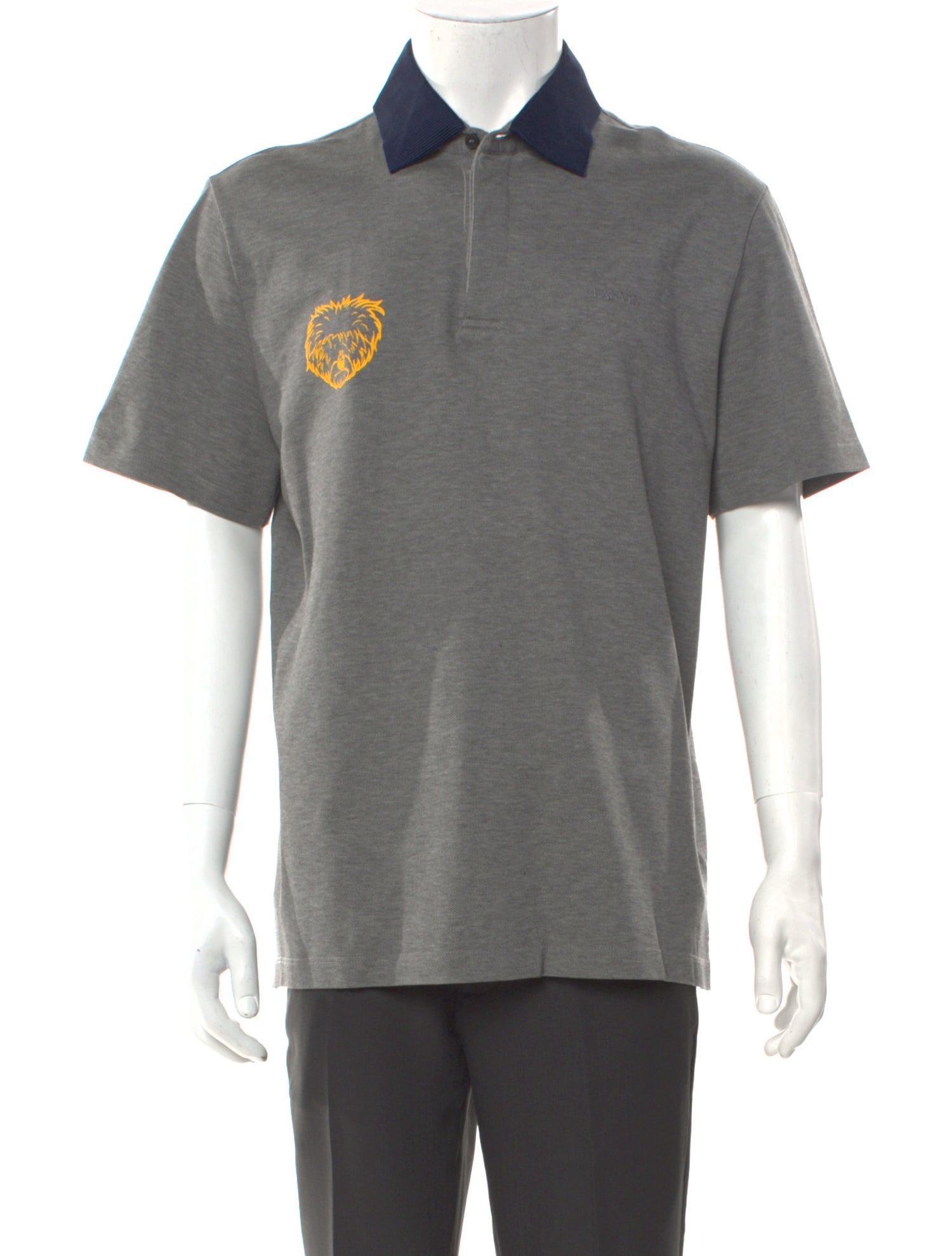 Lanvin x Gallery Dept. Colorblock Pattern Collar Polo Shirt