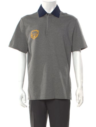 Lanvin x Gallery Dept. Colorblock Pattern Collar Polo Shirt