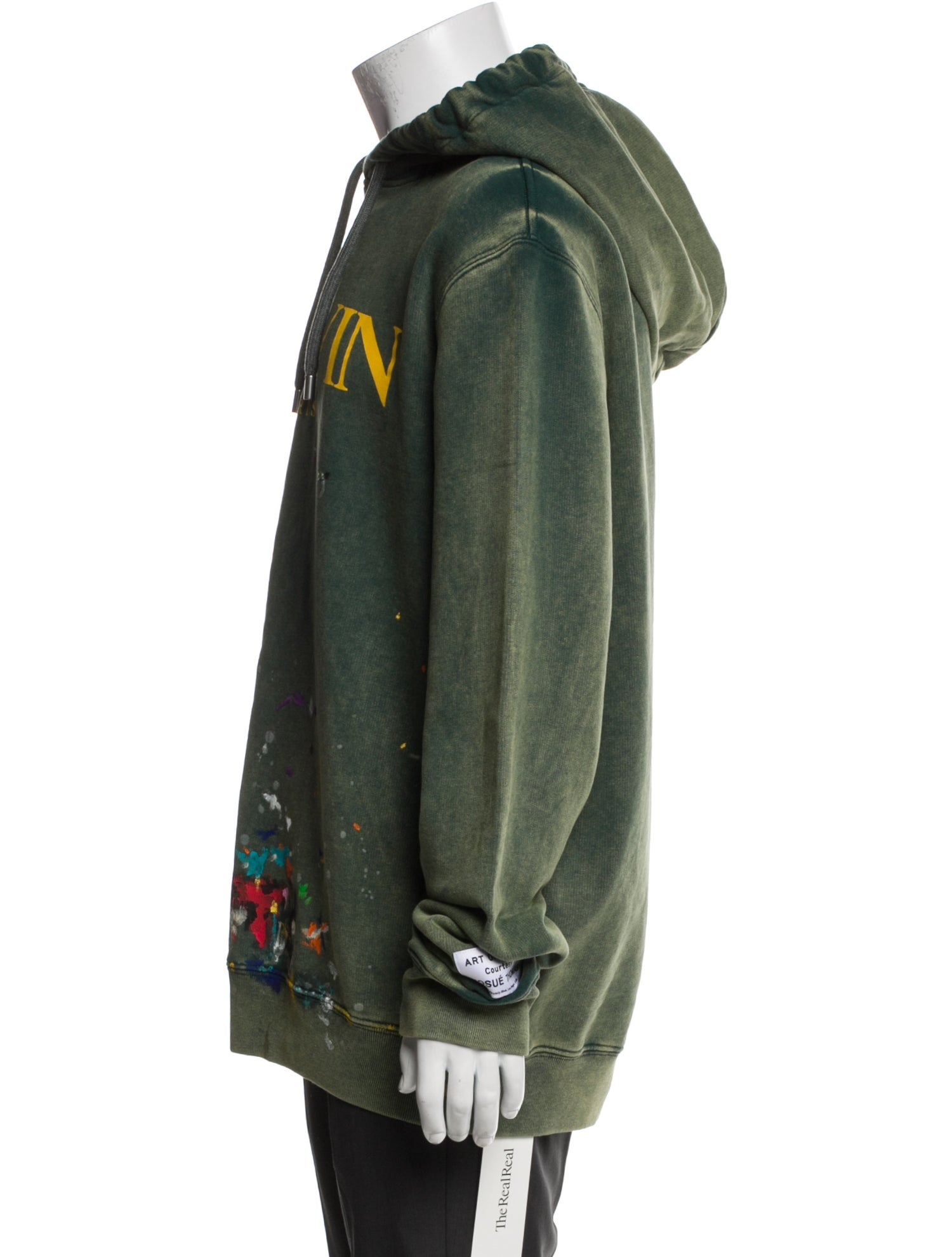 Lanvin x Gallery Dept. Printed V-Neck Hoodie