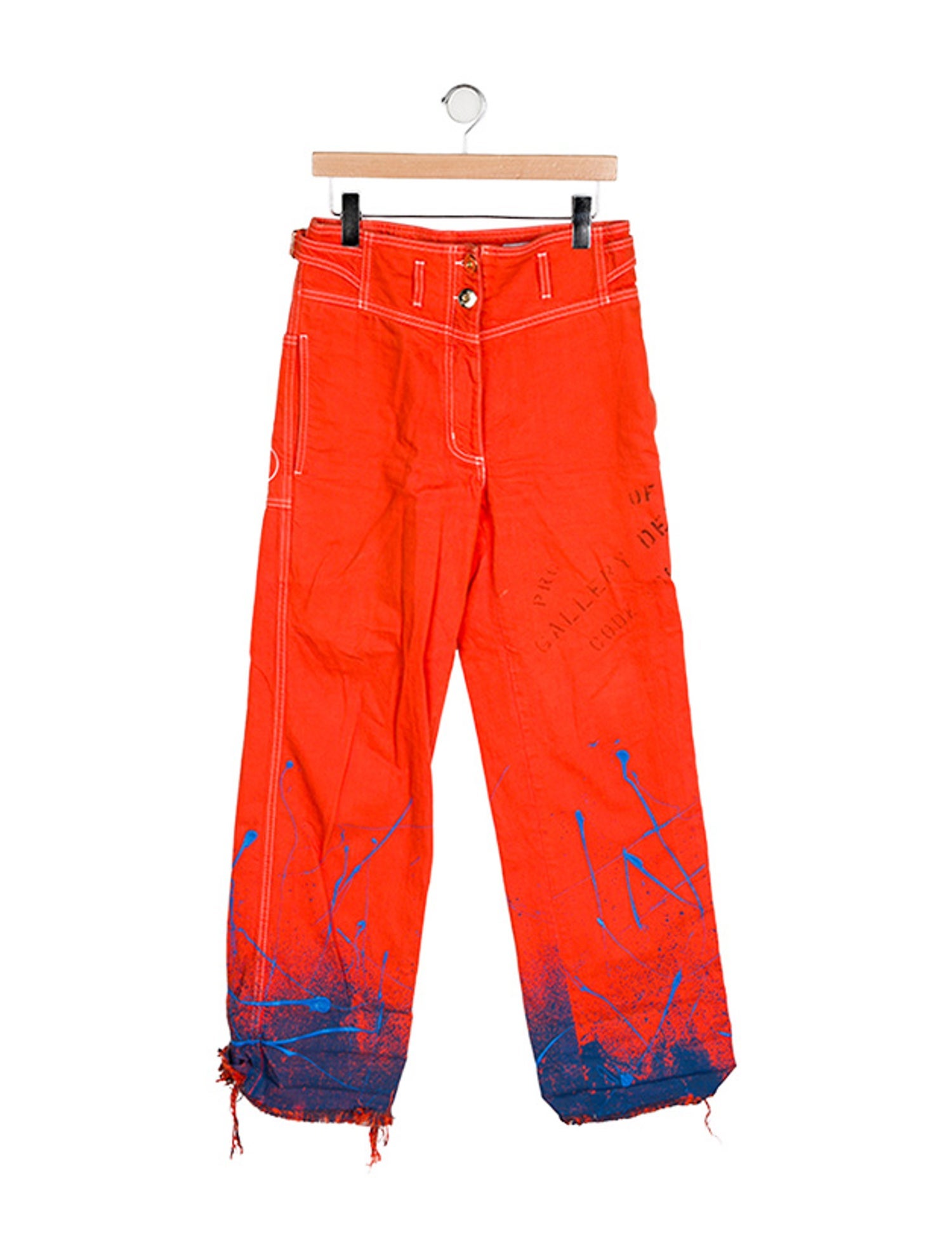 Lanvin x Gallery Dept. Paint Splatter Slim Fit Jeans