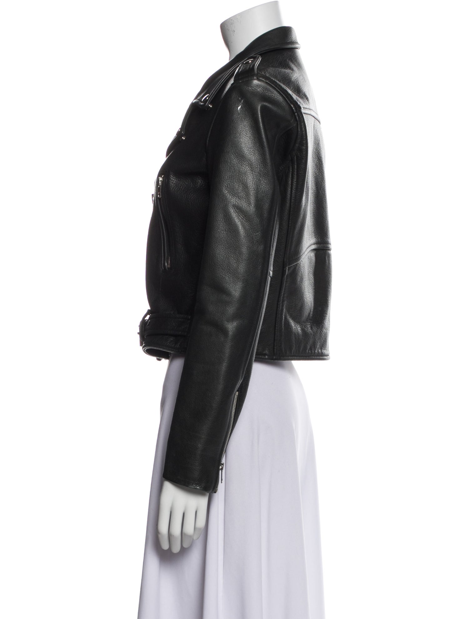 laer Leather Biker Jacket