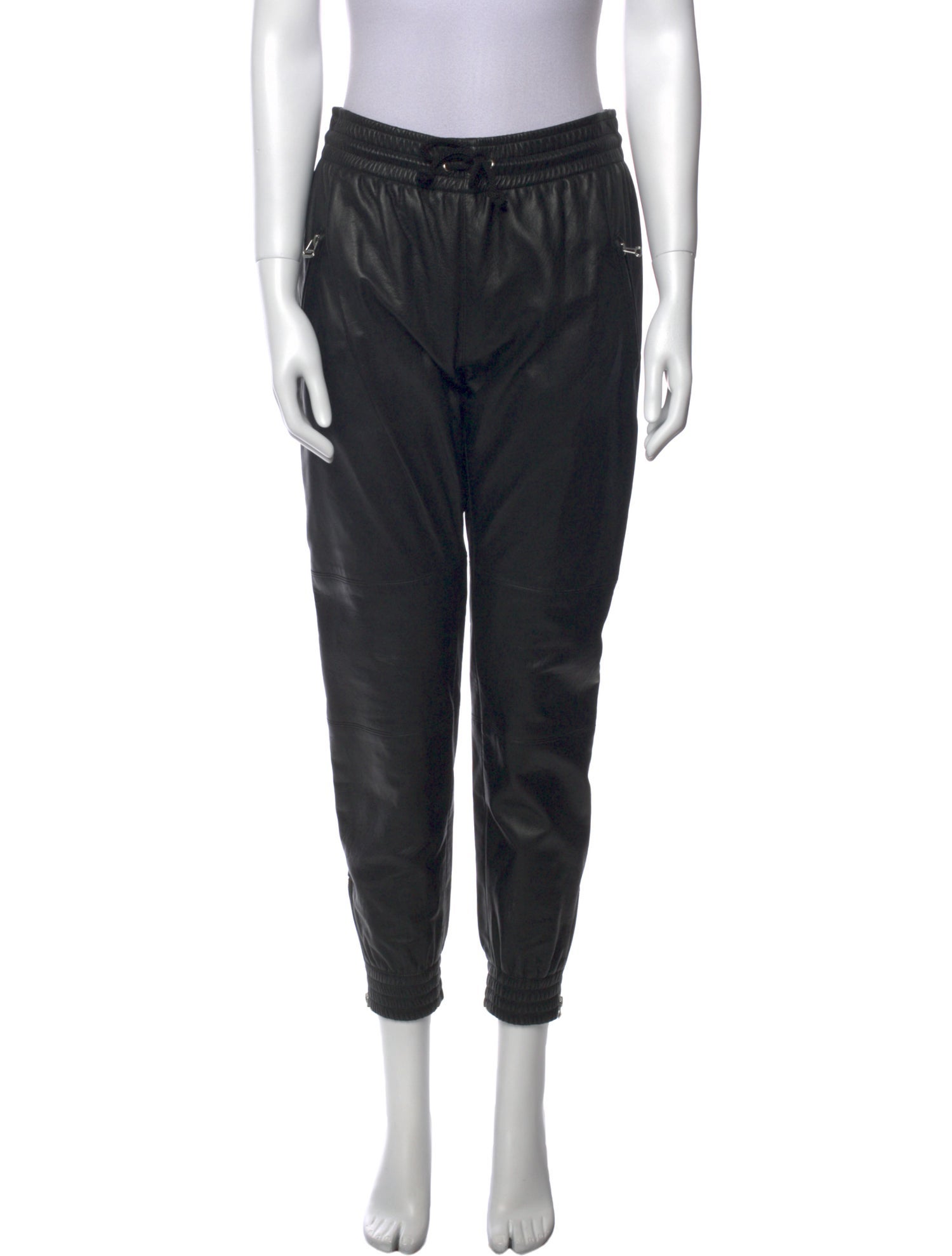 laer Leather Skinny Leg Pants