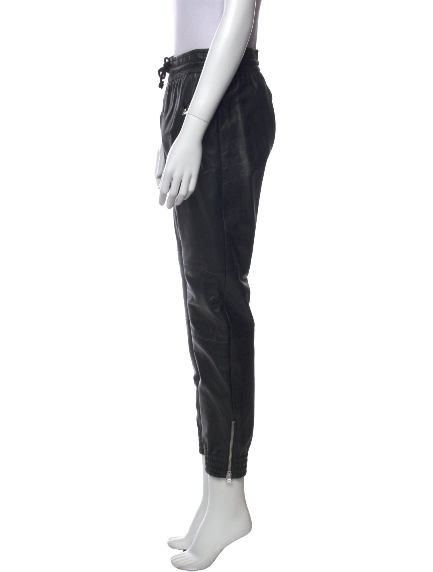 laer Leather Skinny Leg Pants