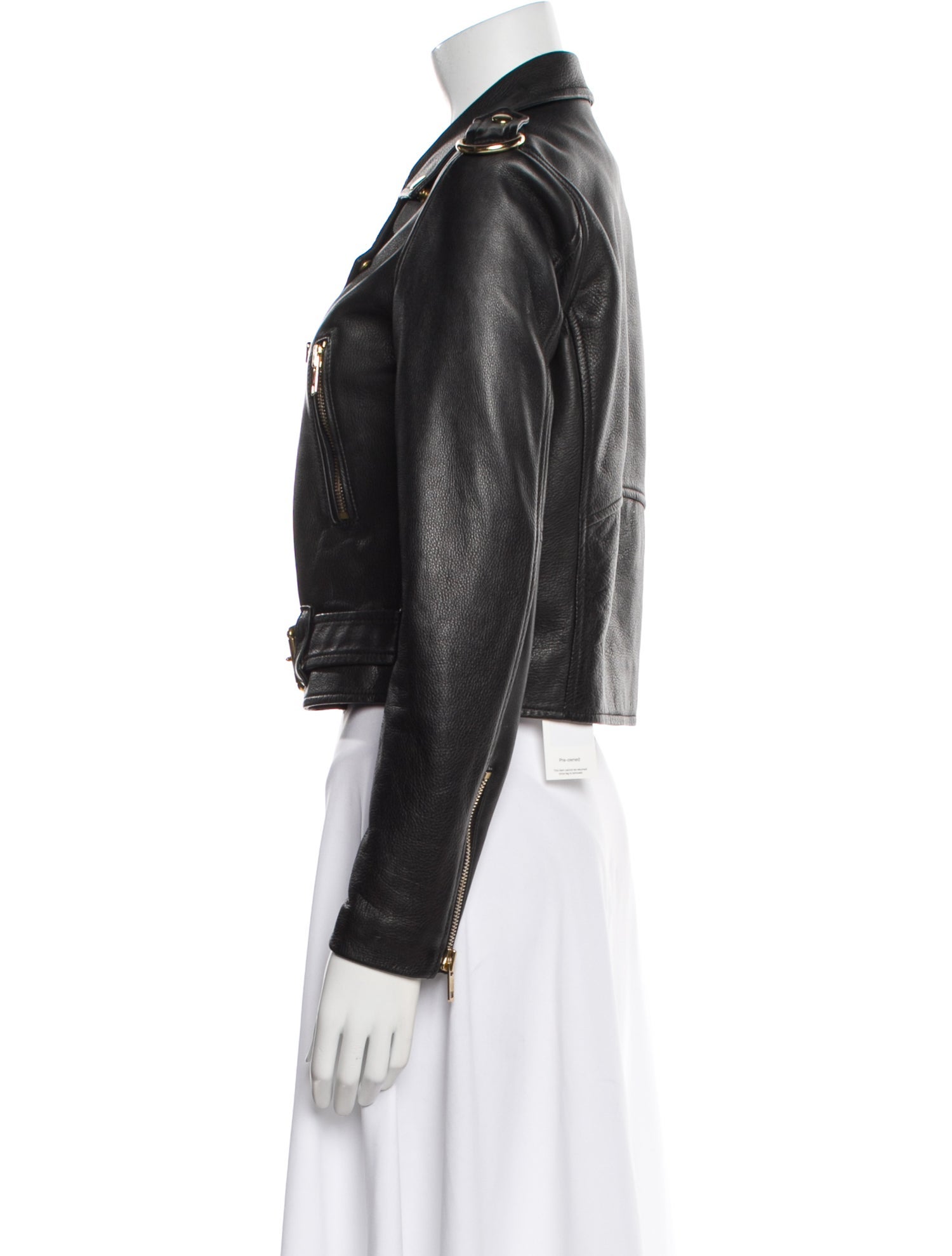 laer Leather Biker Jacket