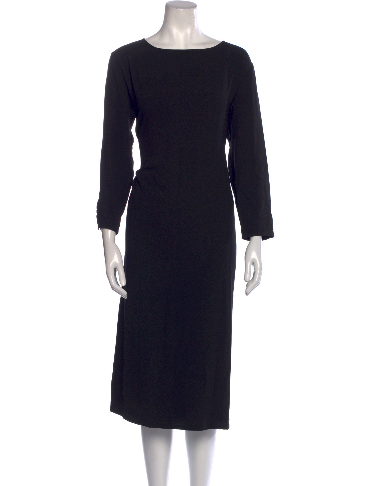 La Garçonne Moderne Bateau Neckline Midi Length Dress