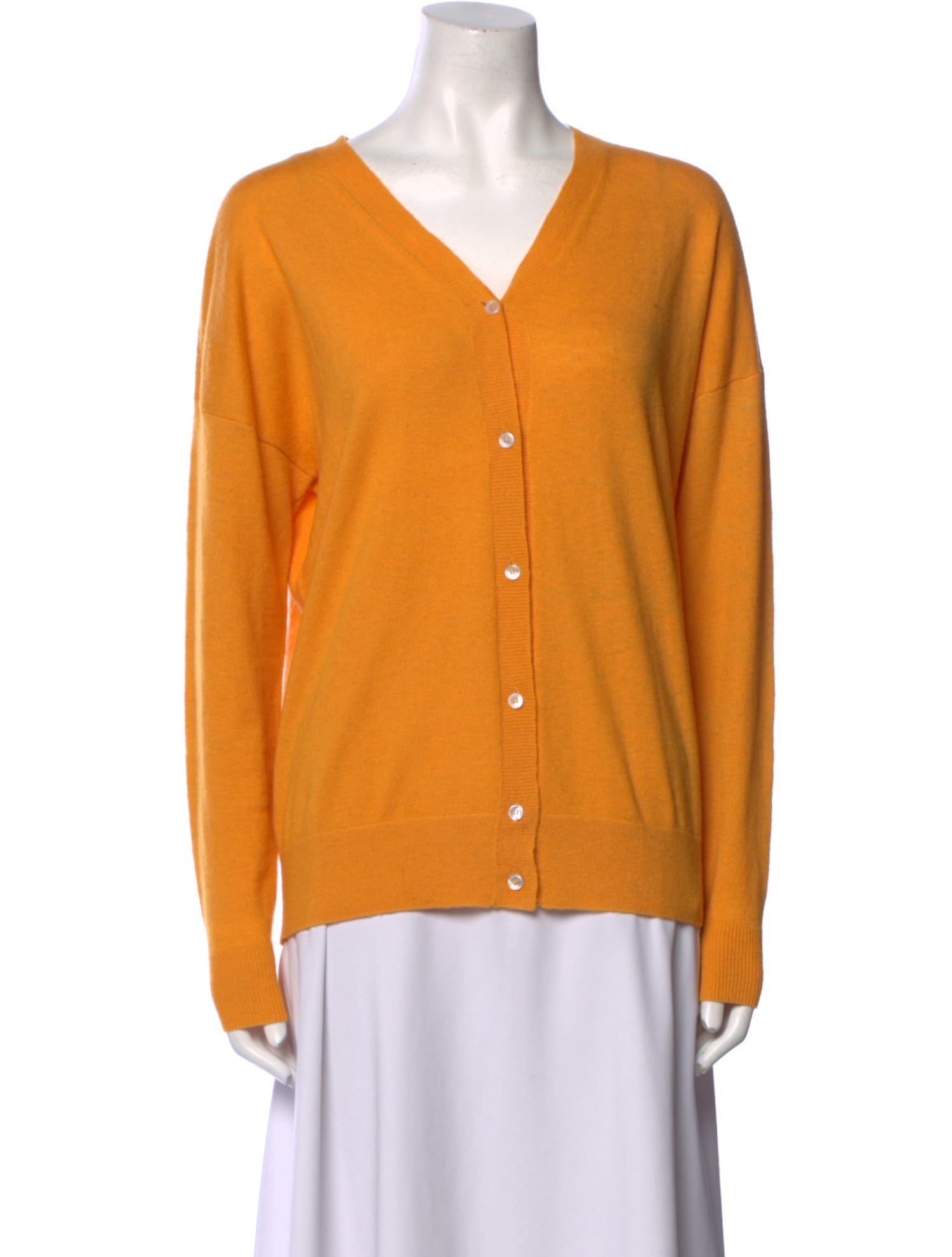 La Garçonne Moderne Virgin Wool V-Neck Sweater