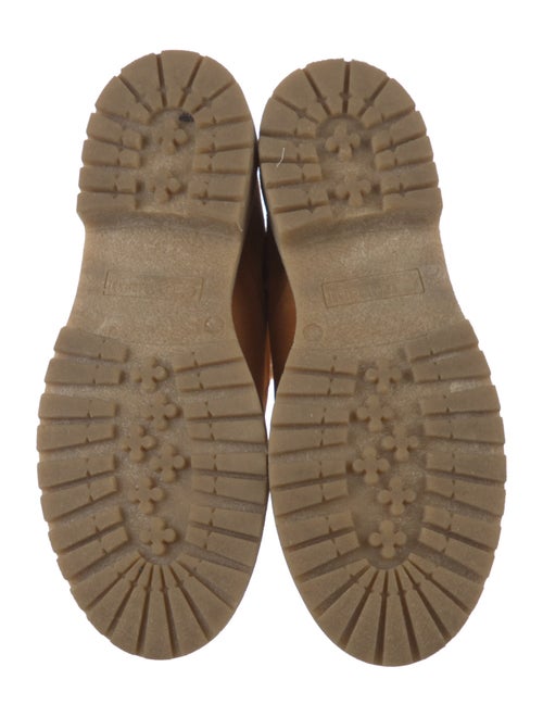 La Canadienne Suede Combat Boots