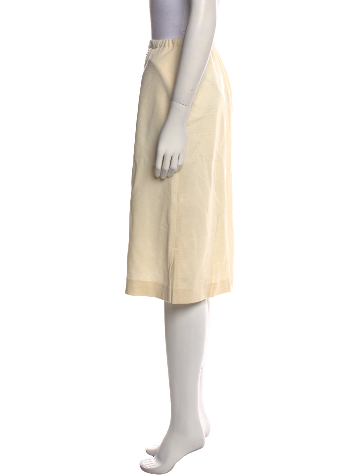 La Garçonne Moderne Wool Knee-Length Skirt w/ Tags