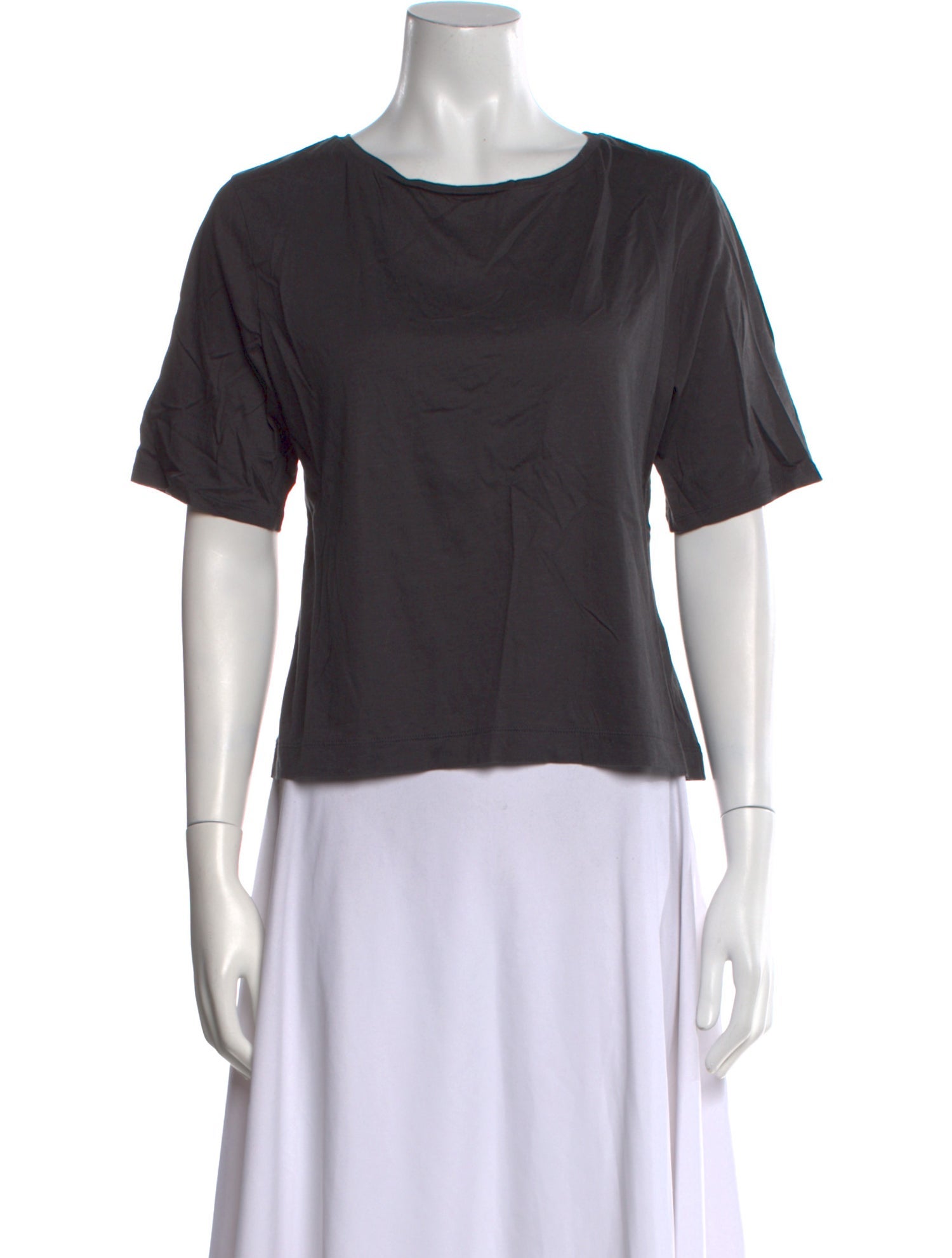 La Garçonne Moderne Bateau Neckline Short Sleeve T-Shirt