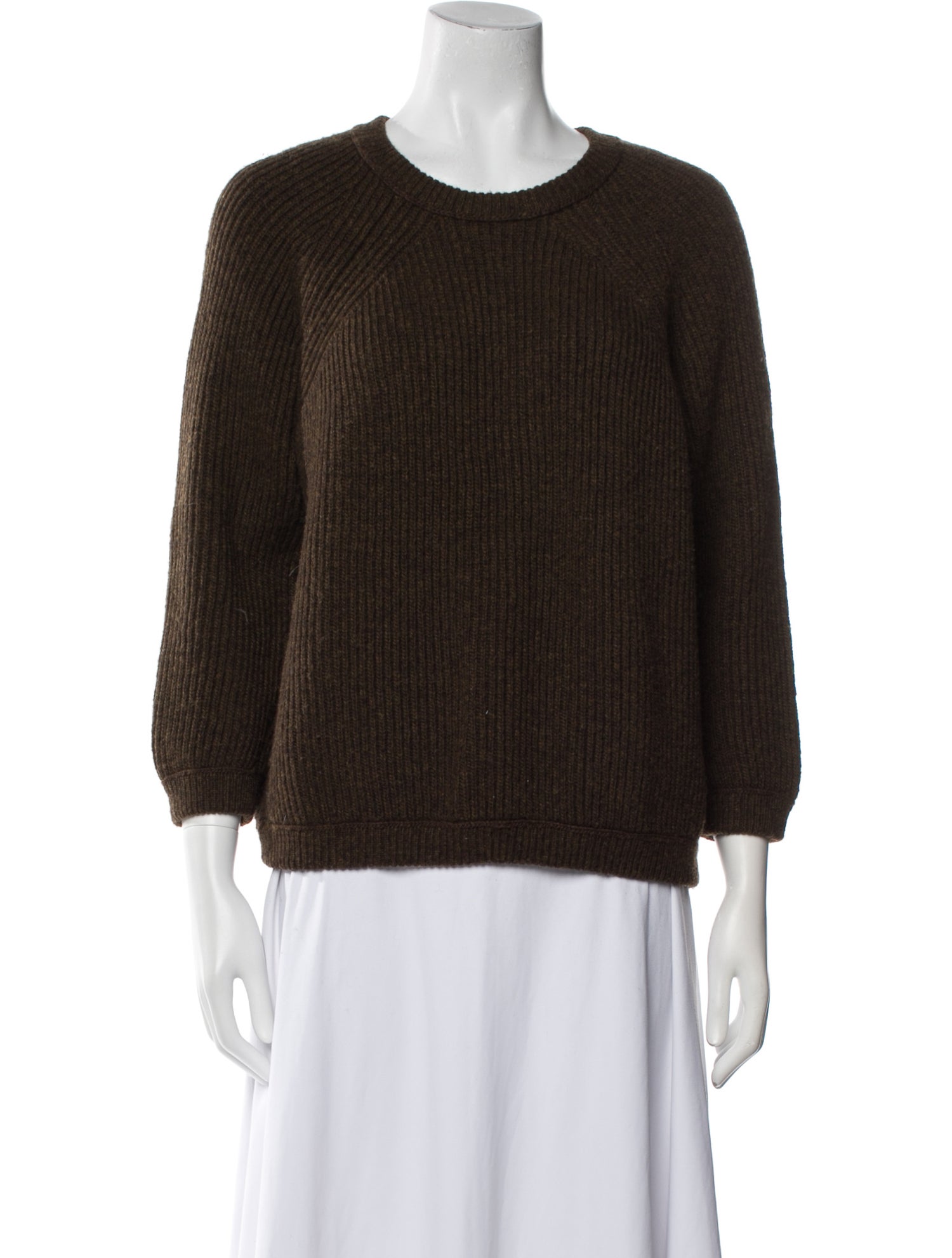 La Garçonne Moderne Merino Wool Crew Neck Sweater